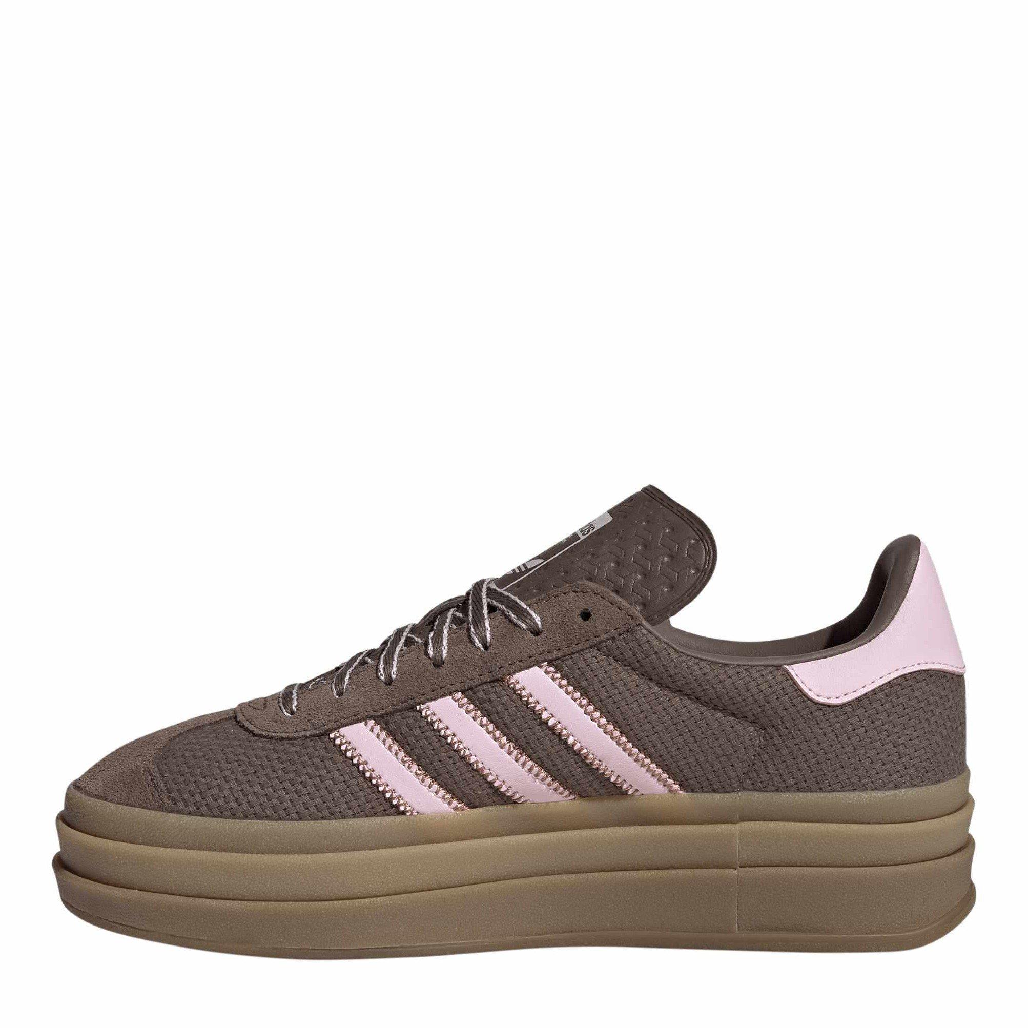 Strata/Pink - adidas Originals - Gazelle Bold Trainers - 2