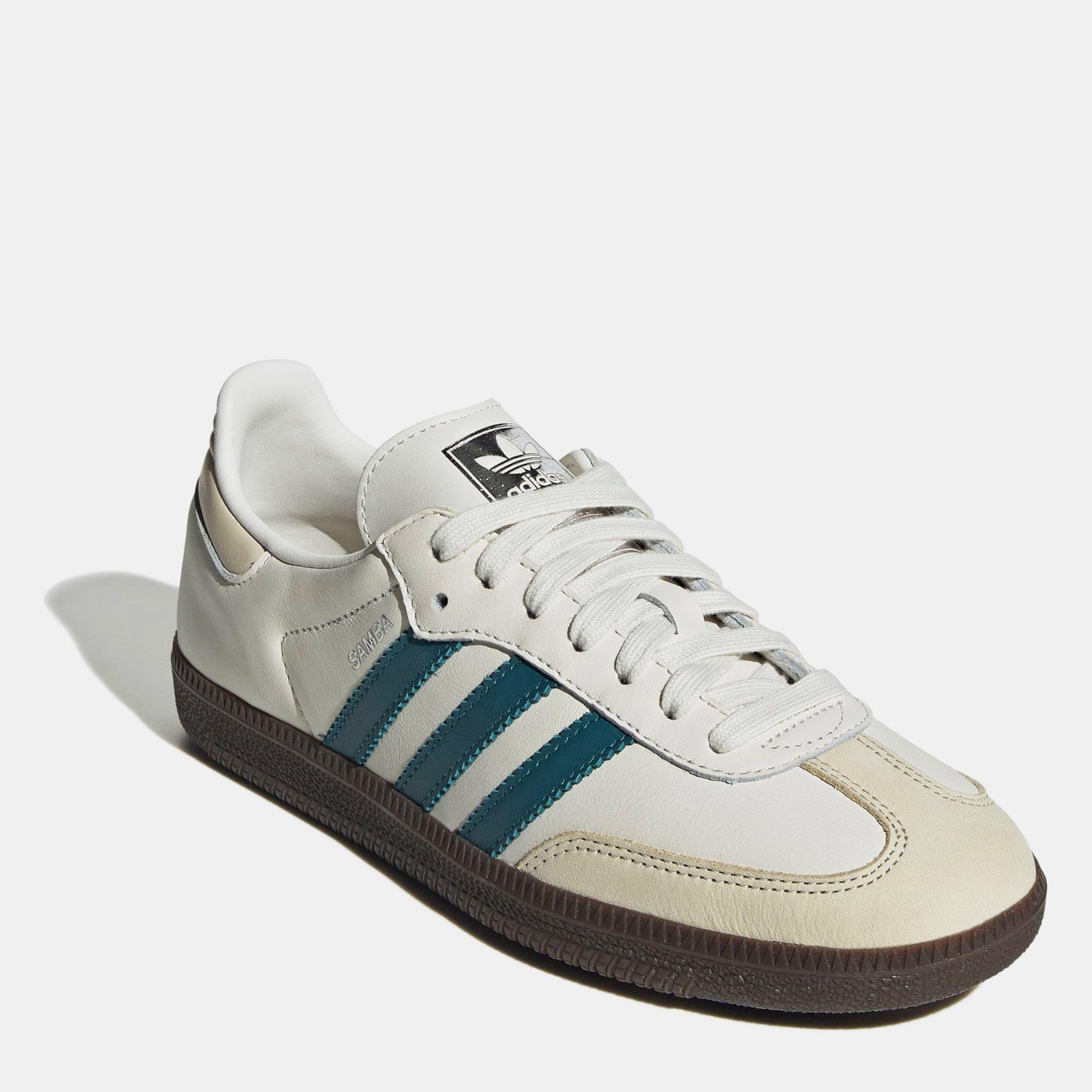 Cloud/Teal - adidas Originals - Samba Og Shoes - 3