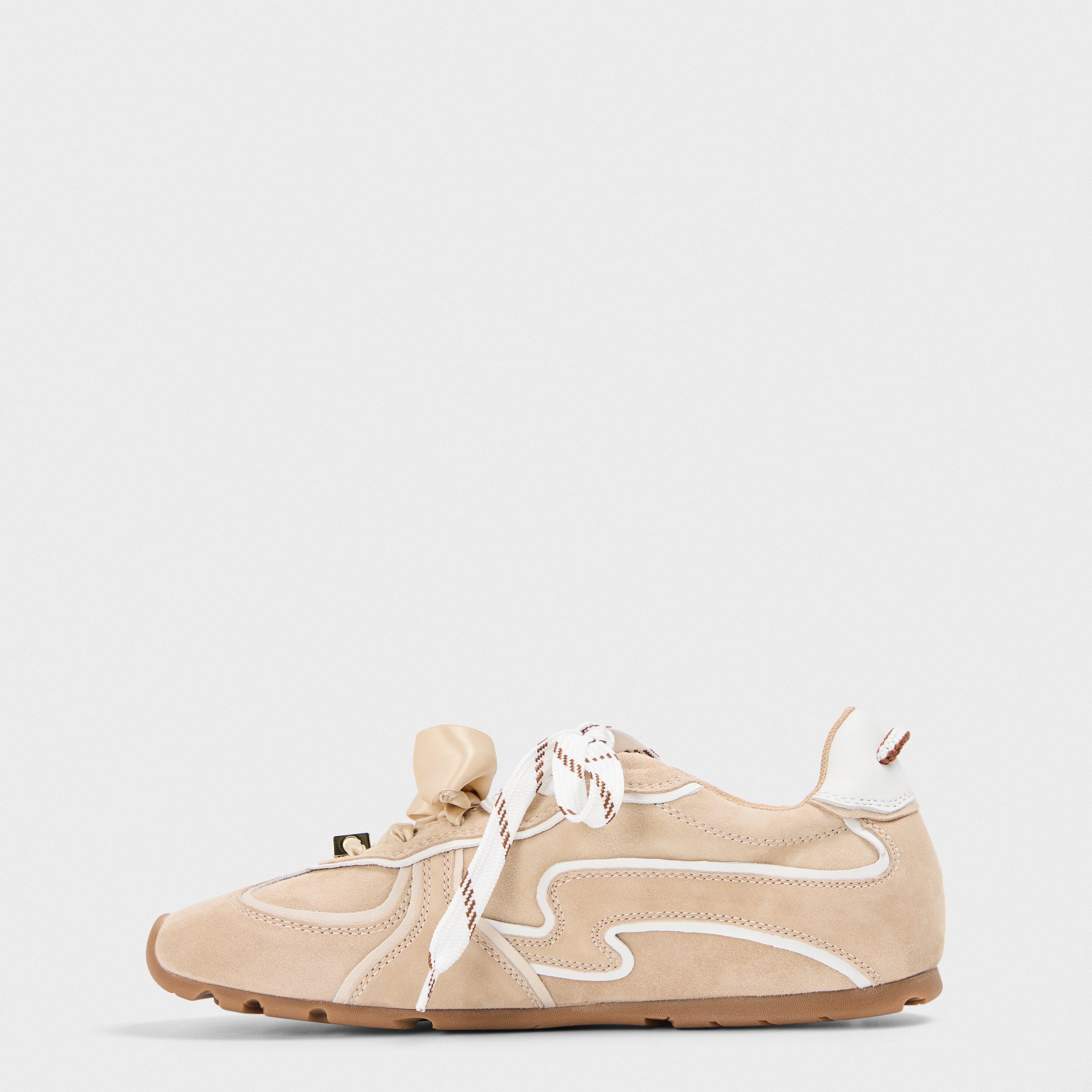 Beige - Naked Wolfe - Women's Adored Low-Top Trainers - 2