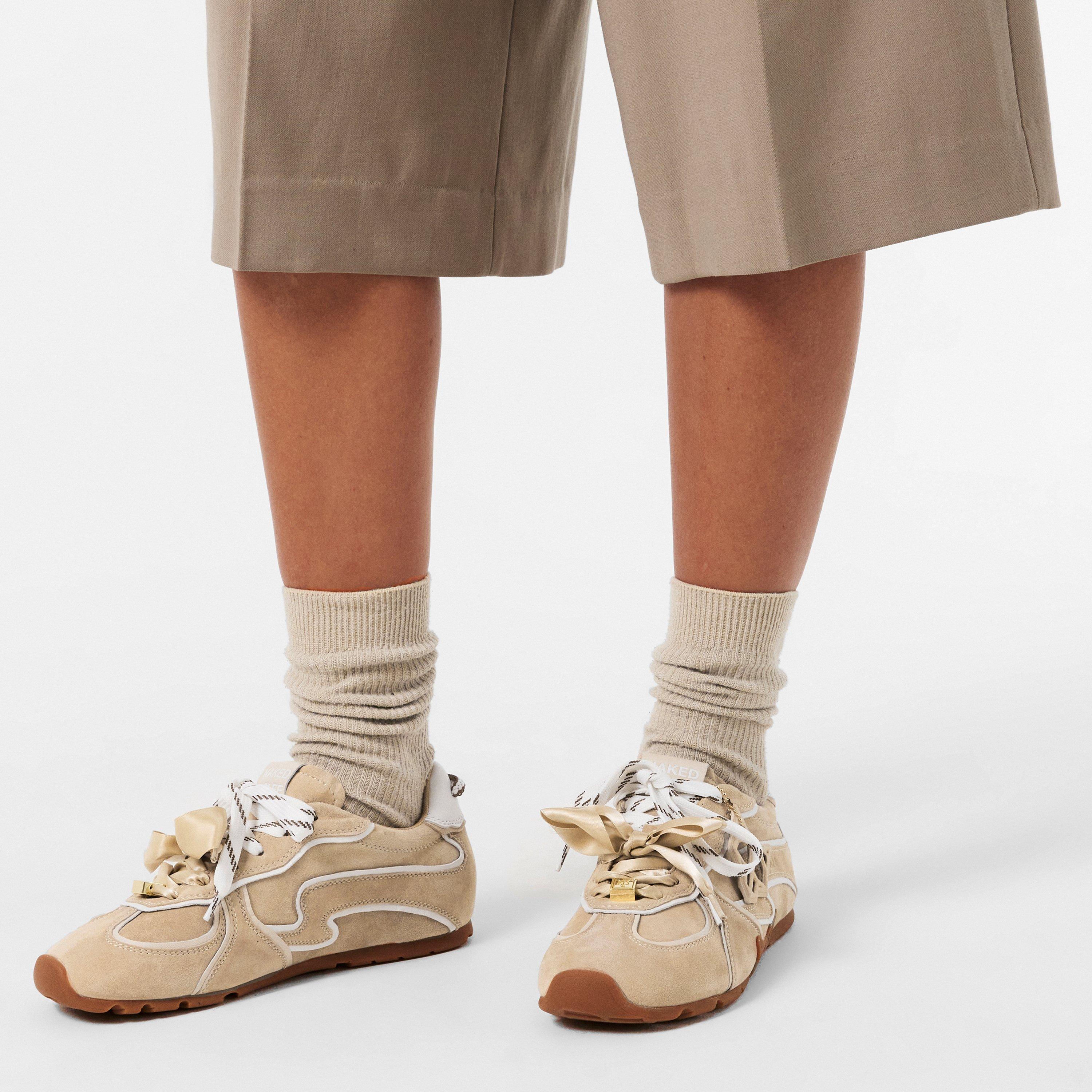 Beige - Naked Wolfe - Women's Adored Low-Top Trainers - 3