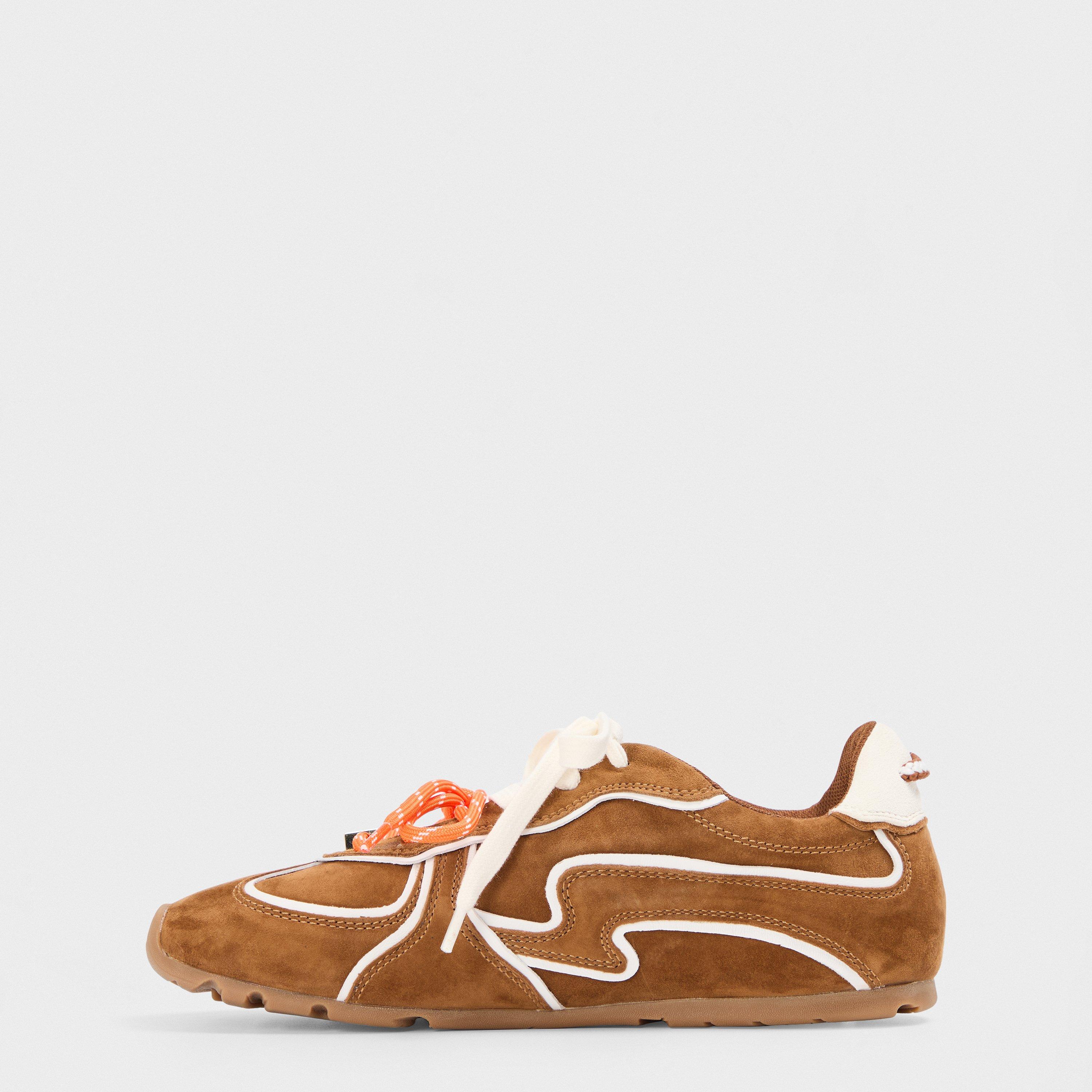Tan - Naked Wolfe - Women's Adored Low-Top Trainers - 2