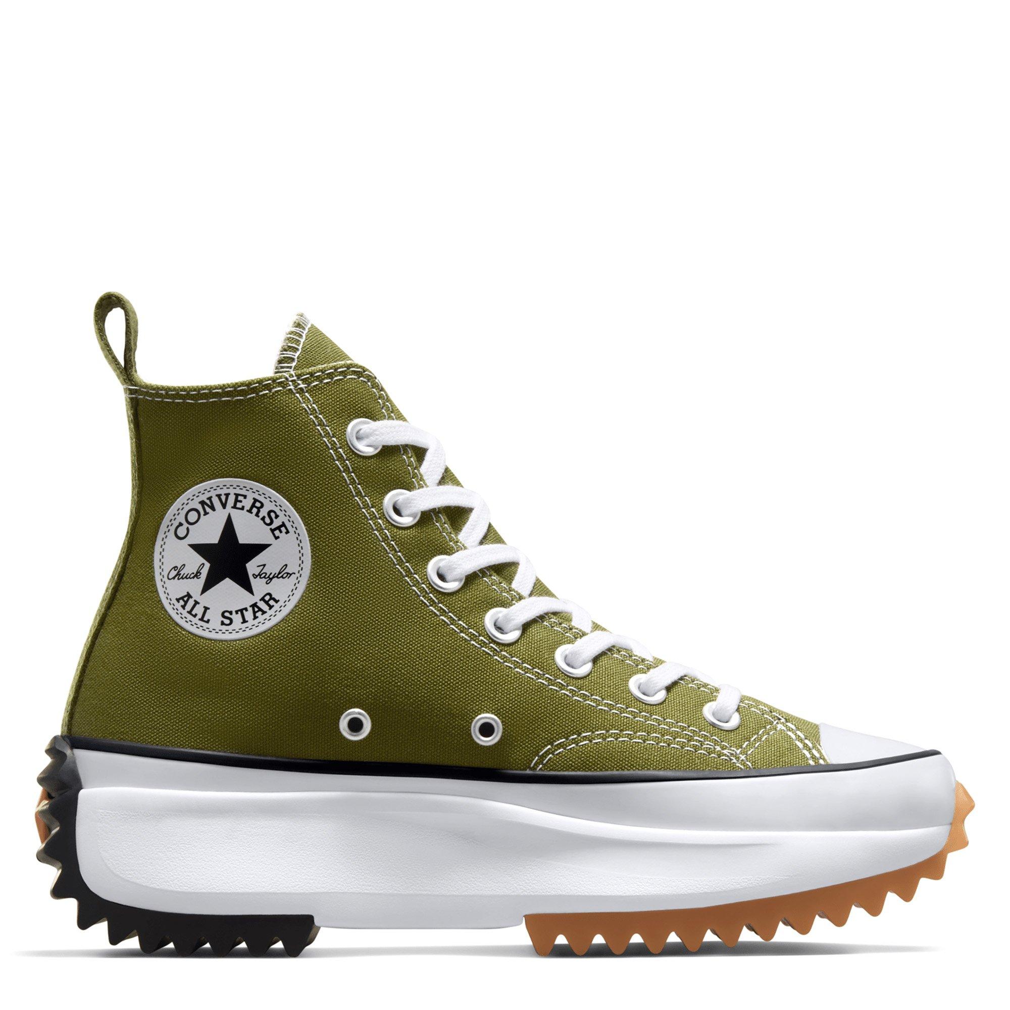Olive - Converse - Run Star Hike High Top Trainers Womens - 1
