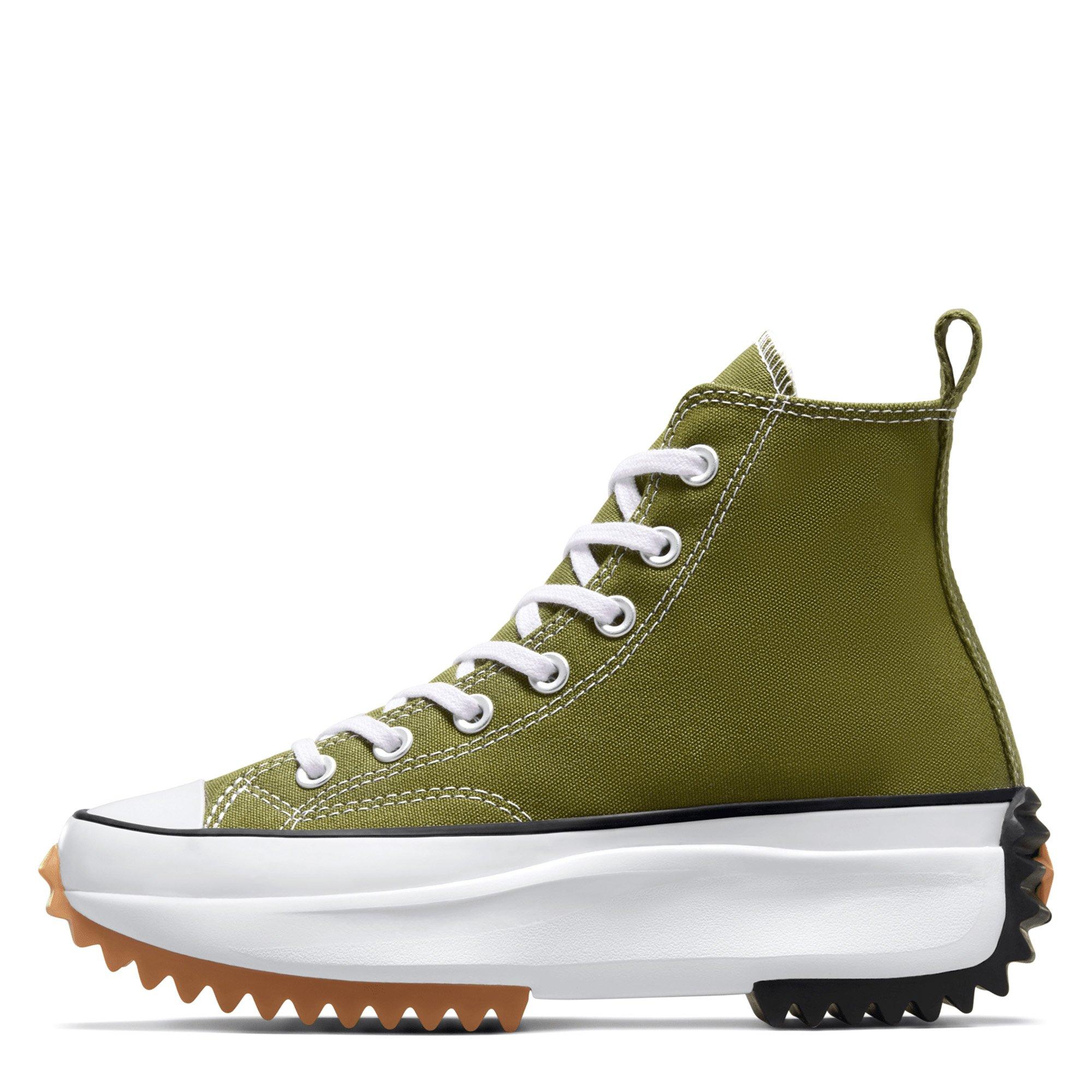 Olive - Converse - Run Star Hike High Top Trainers Womens - 2