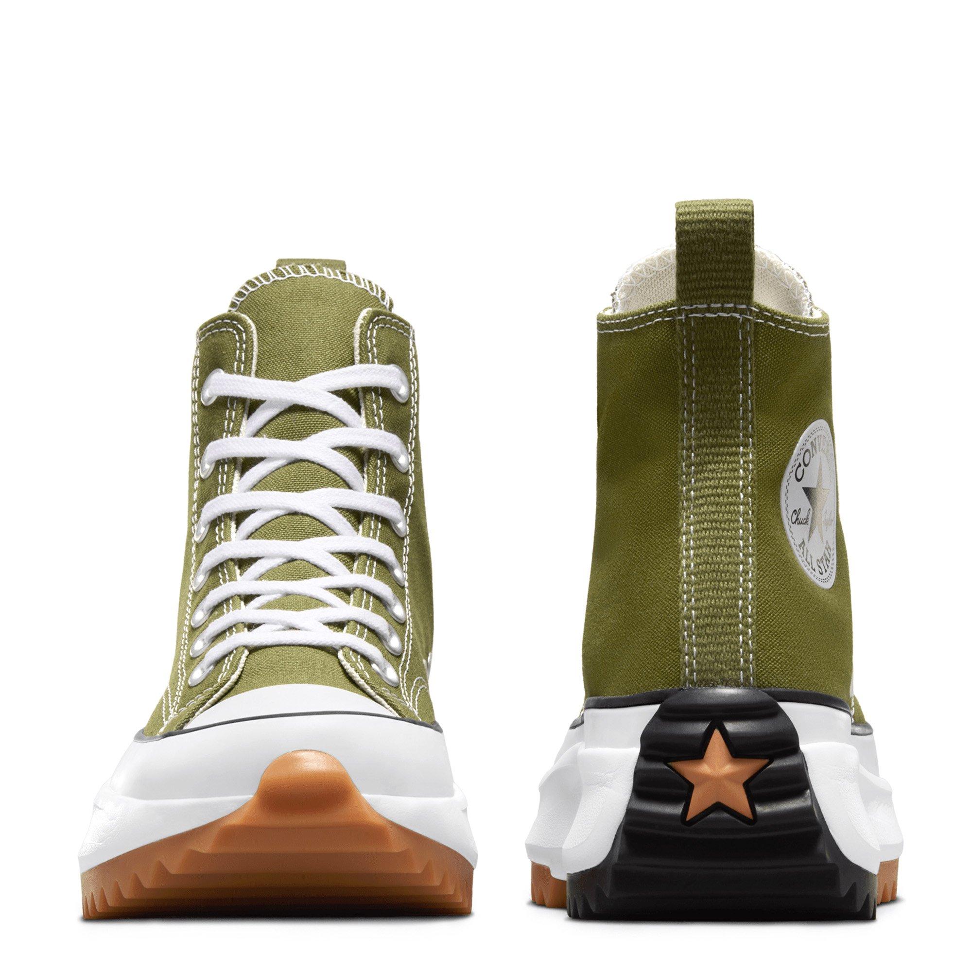 Olive - Converse - Run Star Hike High Top Trainers Womens - 5