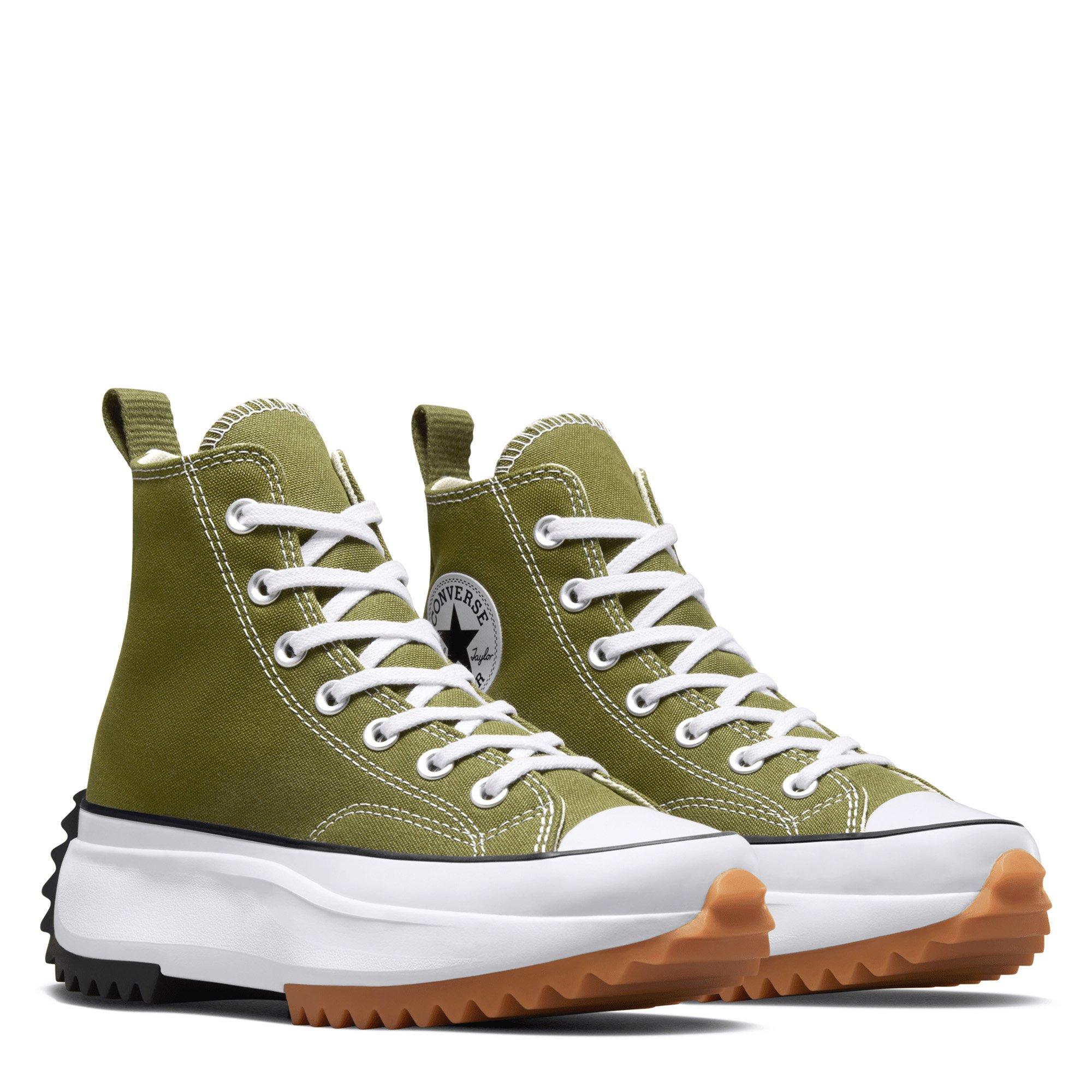 Olive - Converse - Run Star Hike High Top Trainers Womens - 7