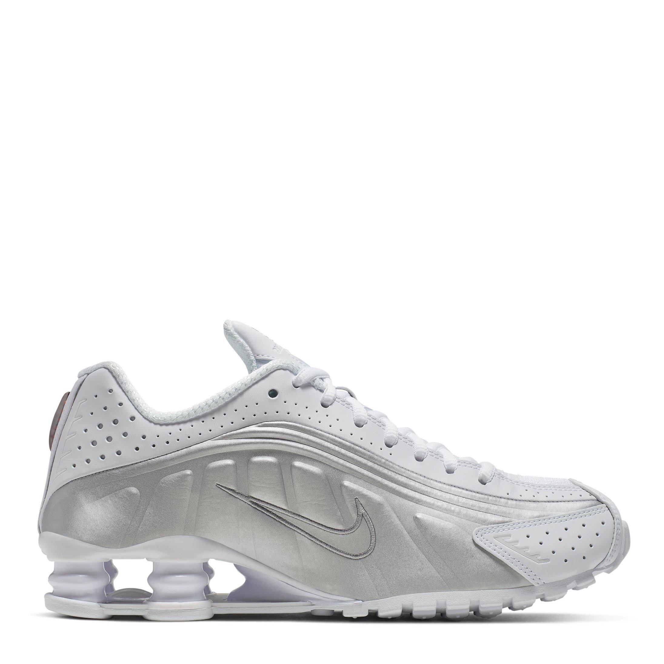 White/White - Nike - Shox R4 Sneakers - 1