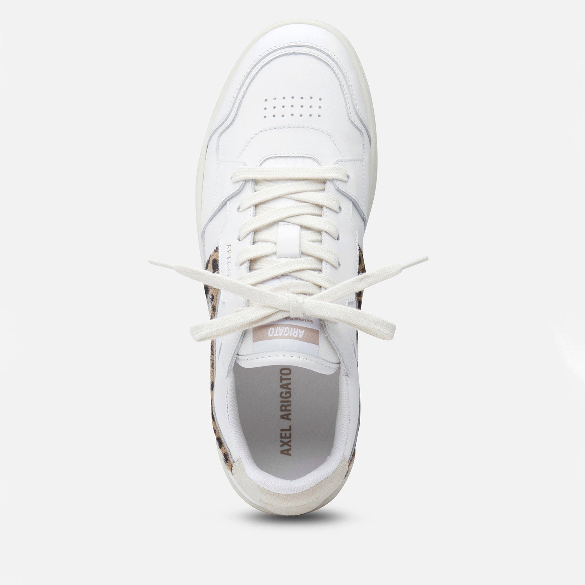  White/Leopard - Axel Arigato - Women's Dice Low-Top Trainers - 3