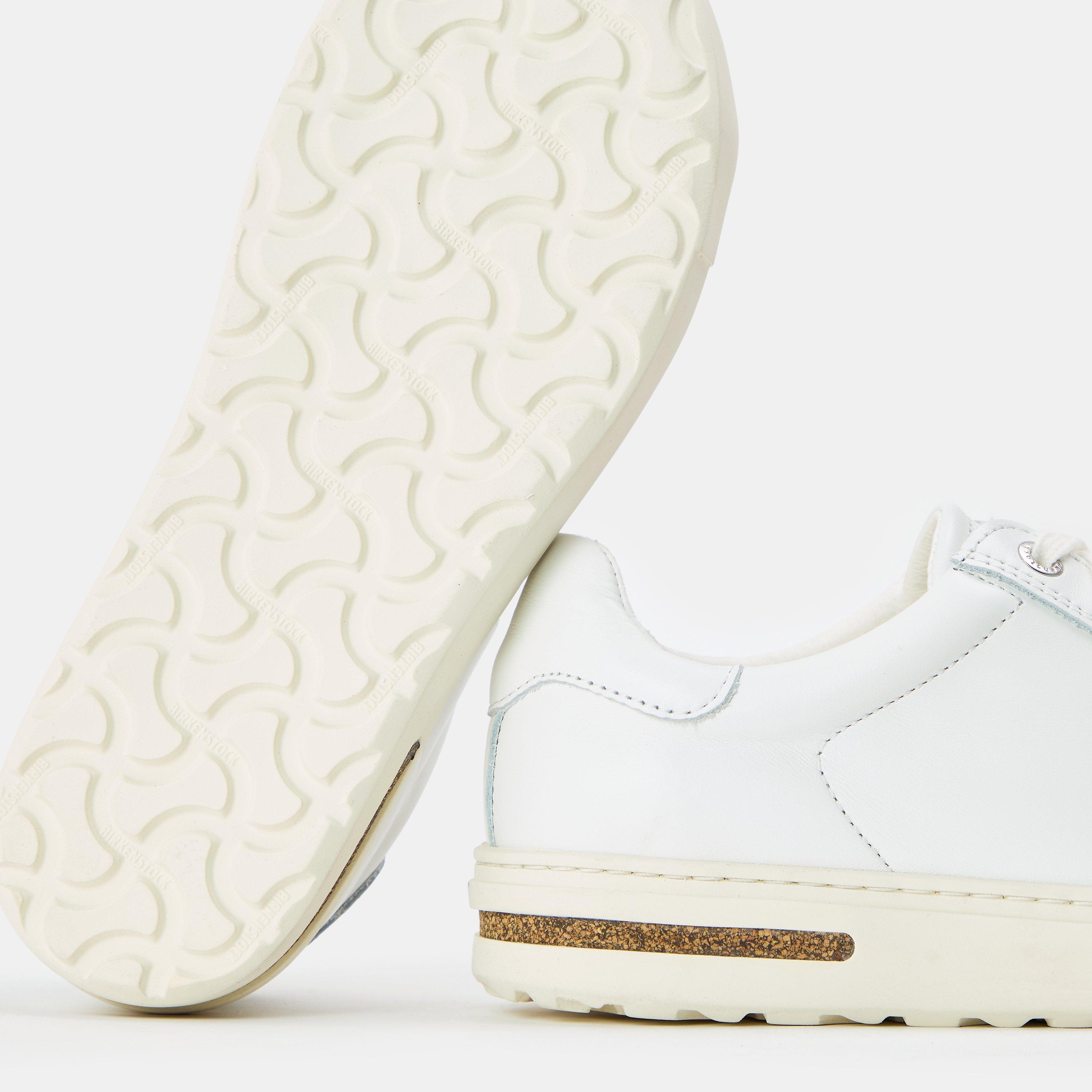  White - Birkenstock - Women's Leather Low-Top Trainers - 3