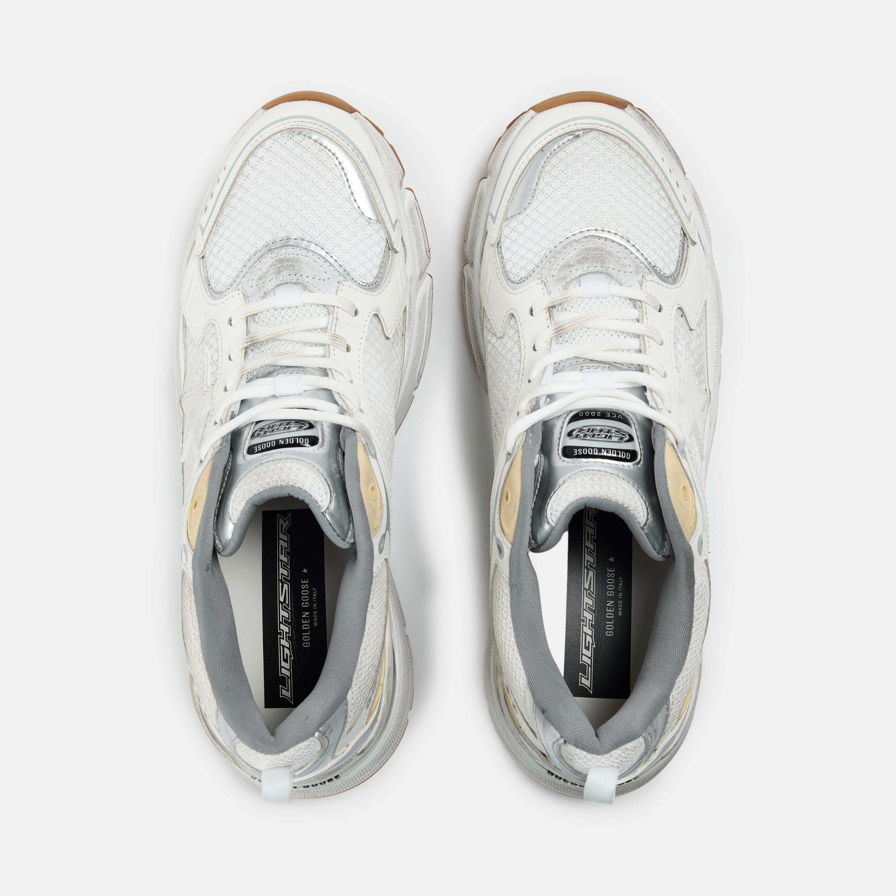 White/Gold - Golden Goose - Women's LightStar Low-Top Trainers - 5