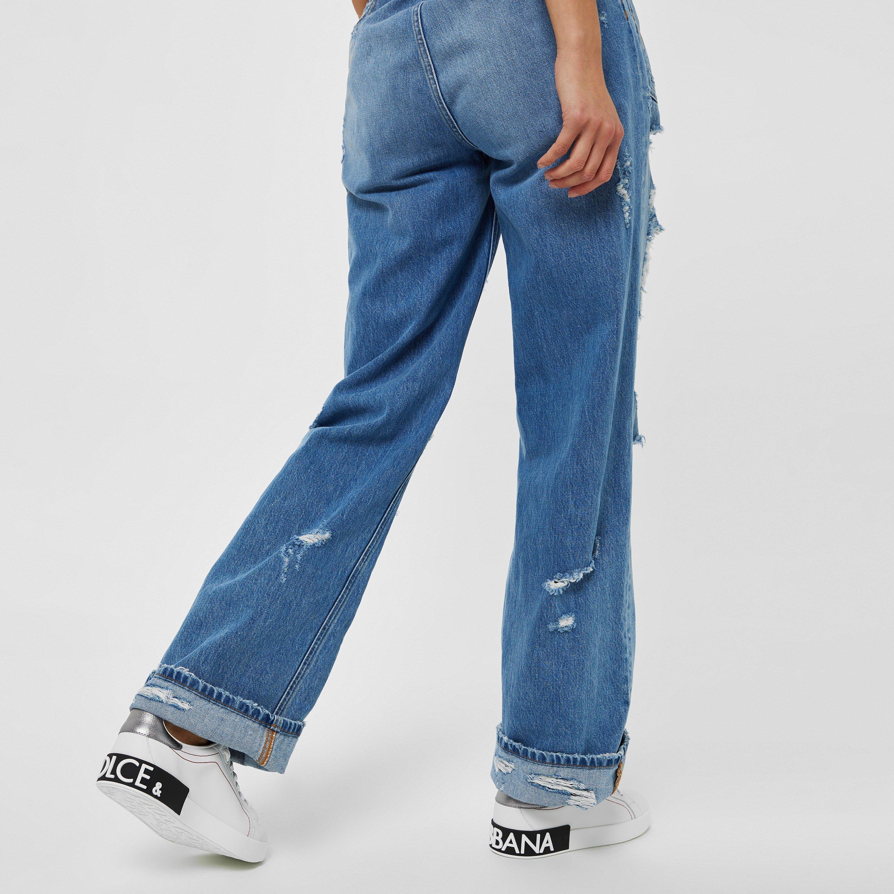 Bian/Arg 8B441 - Dolce and Gabbana - Logo Low Top Trainers - 2