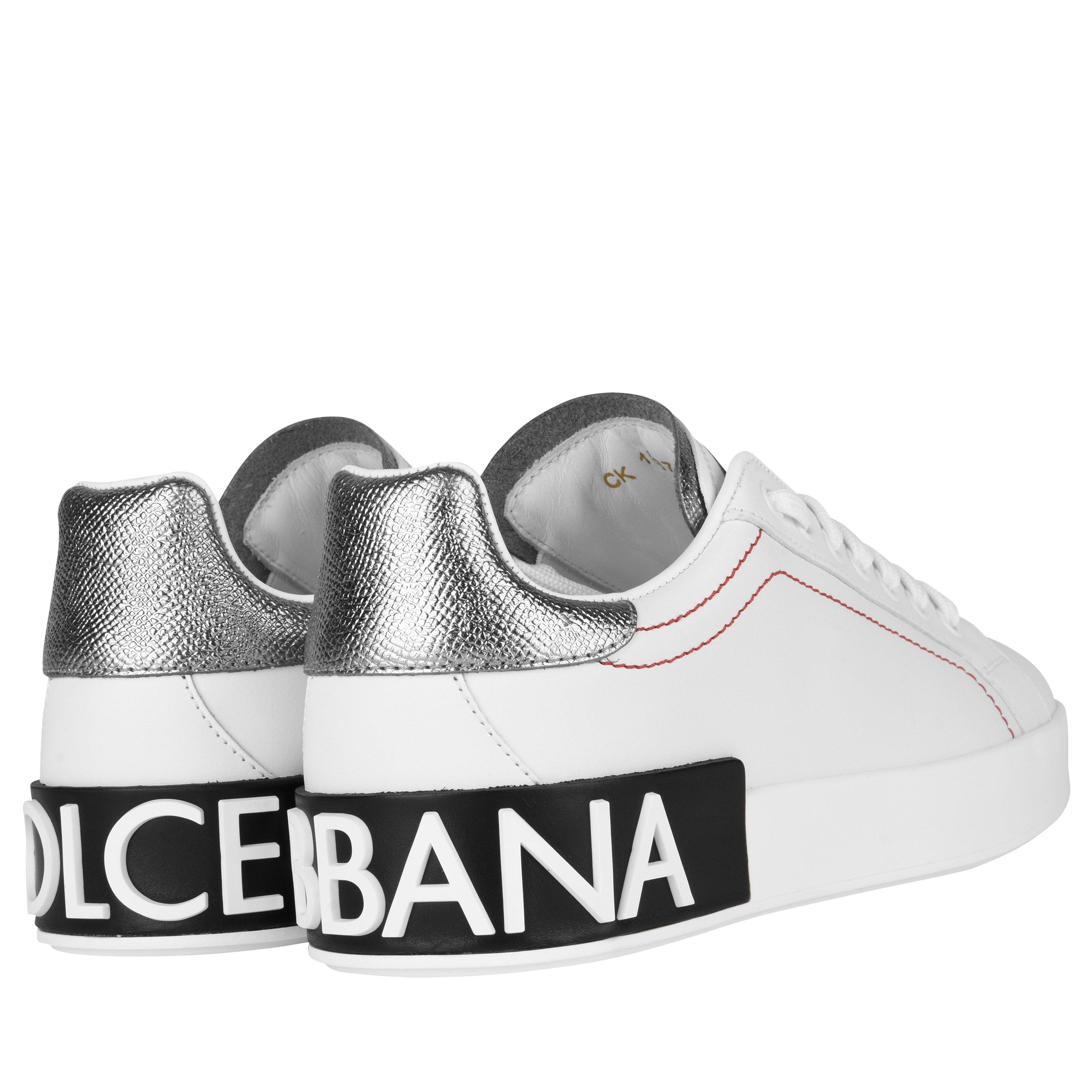 Bian/Arg 8B441 - Dolce and Gabbana - Logo Low Top Trainers - 5