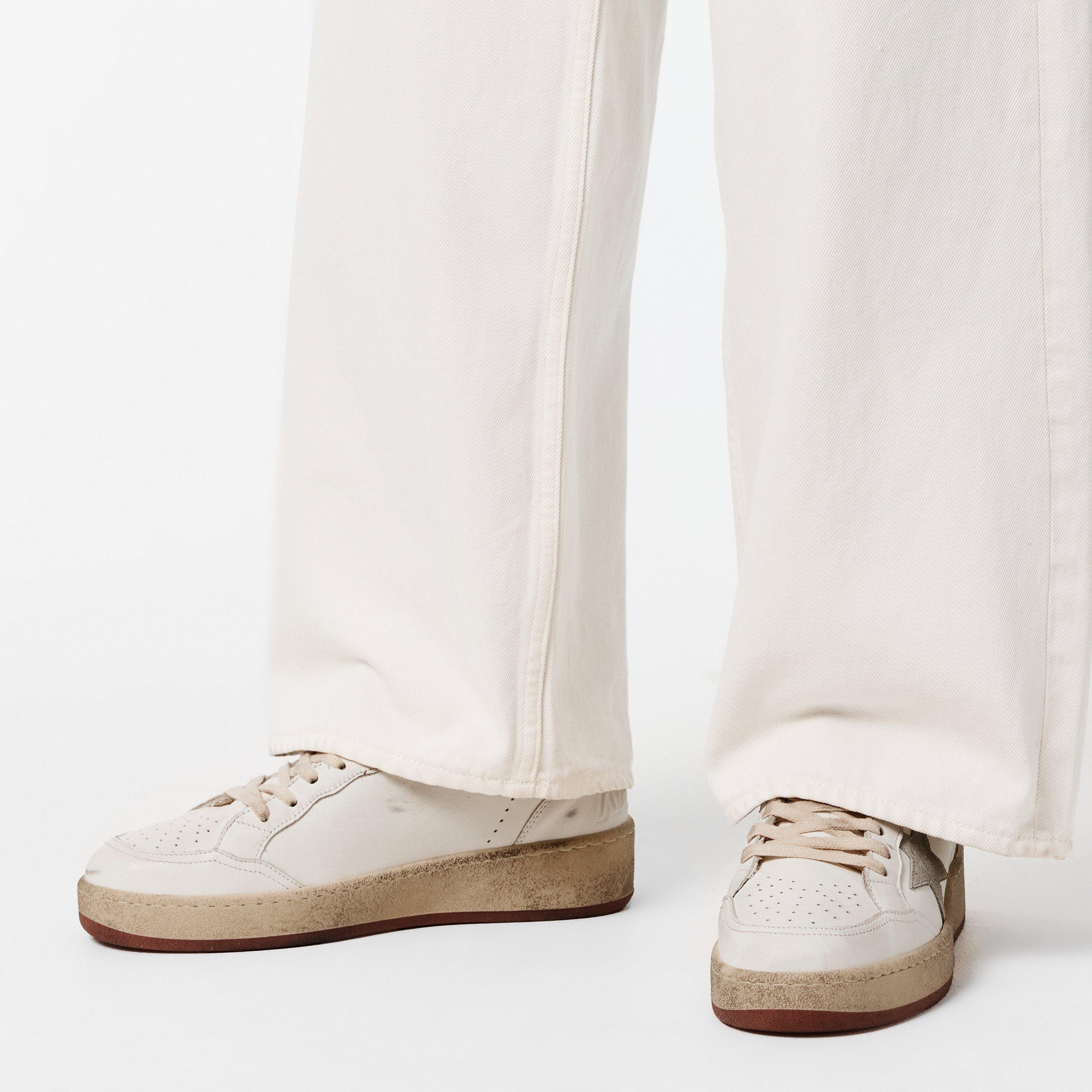 White Ice Black - Golden Goose - Women's BallStar Low-Top Trainers - 3