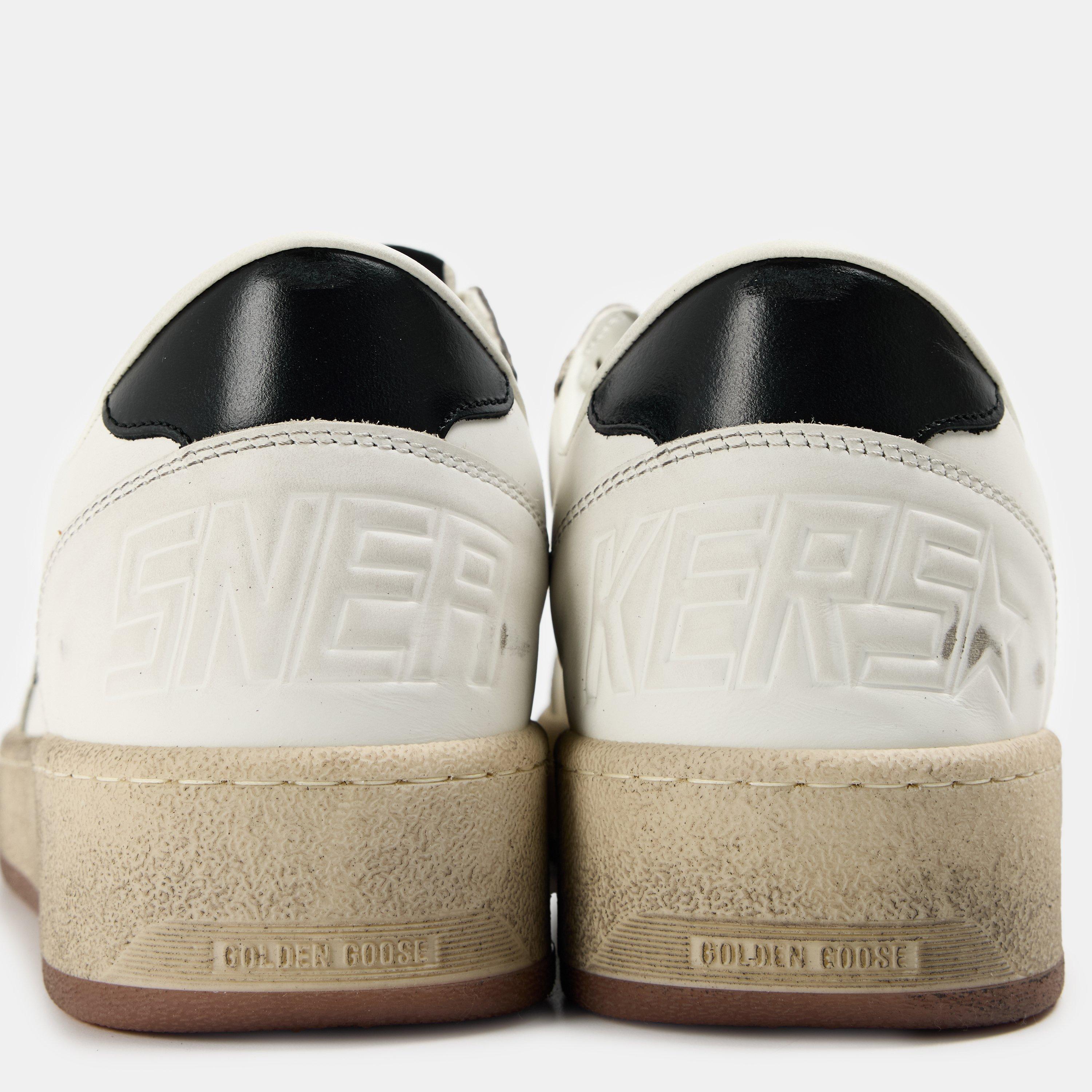 White Ice Black - Golden Goose - Women's BallStar Low-Top Trainers - 4