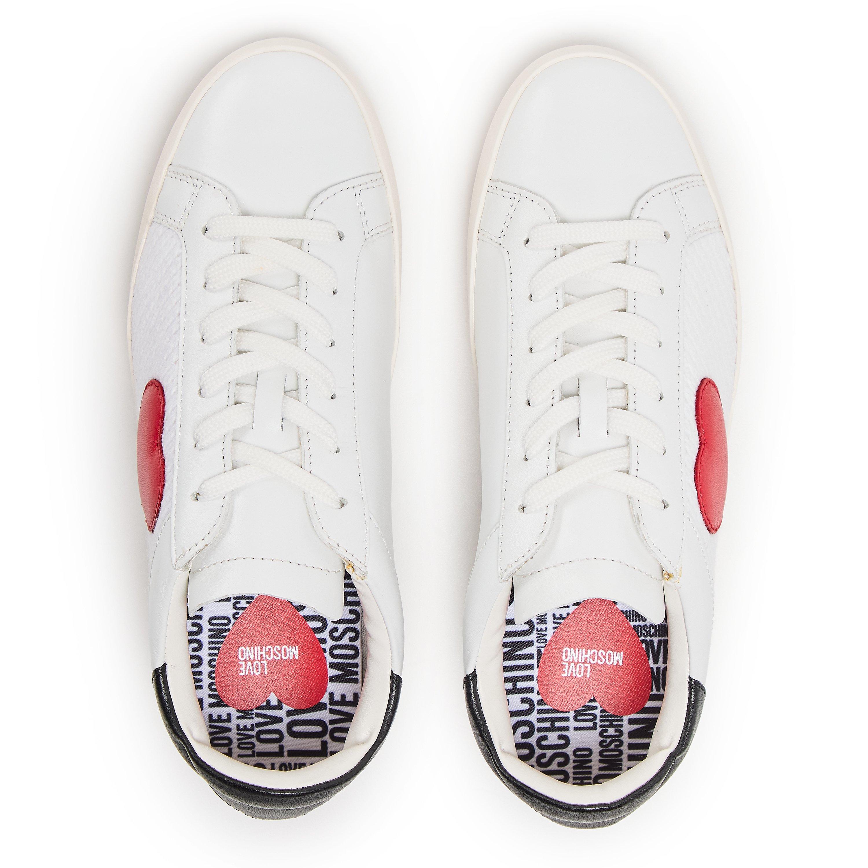 White - Moschino - Moschino Heart Trnr Ld99 - 4