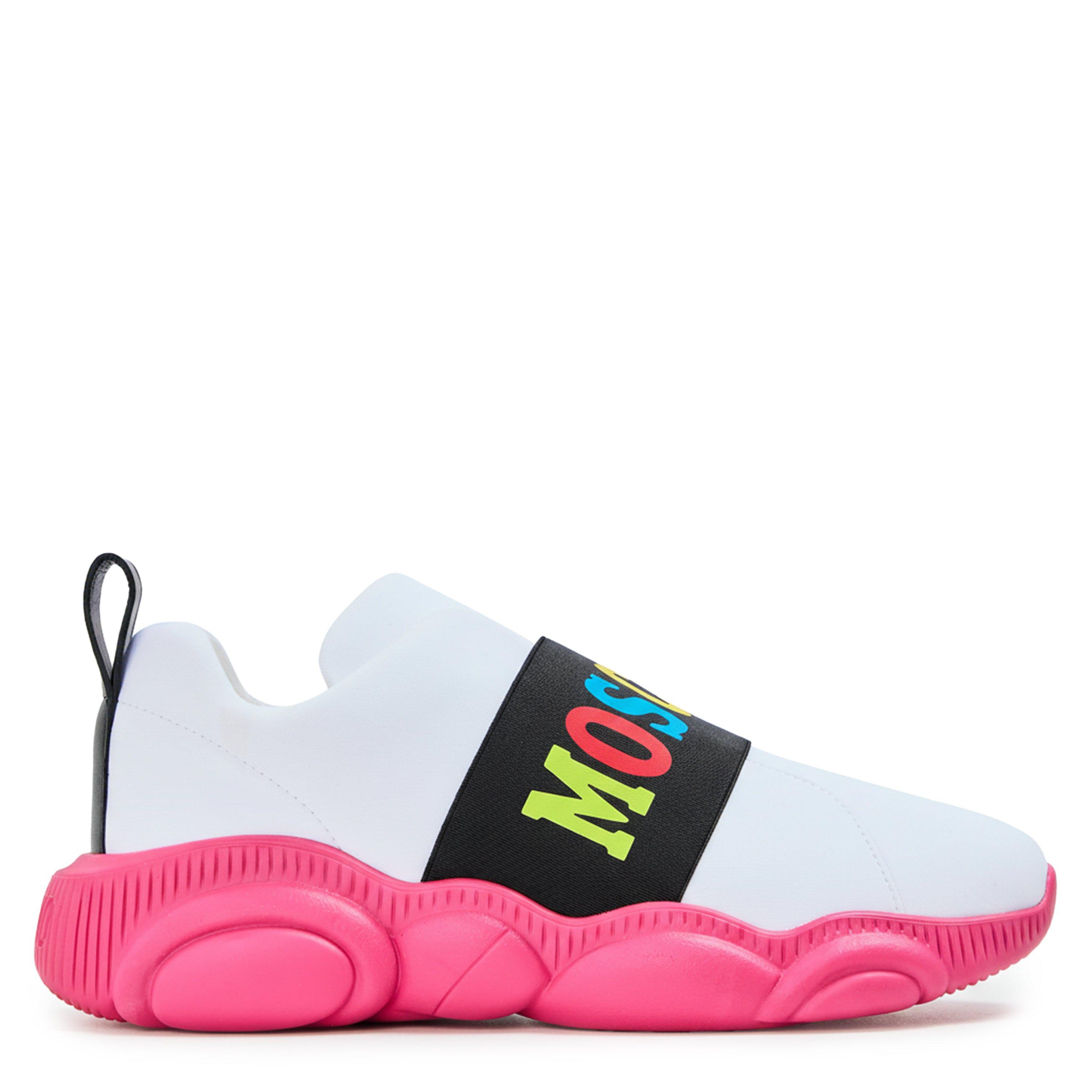 White - Moschino - Women's Low-Top Trainers - 1
