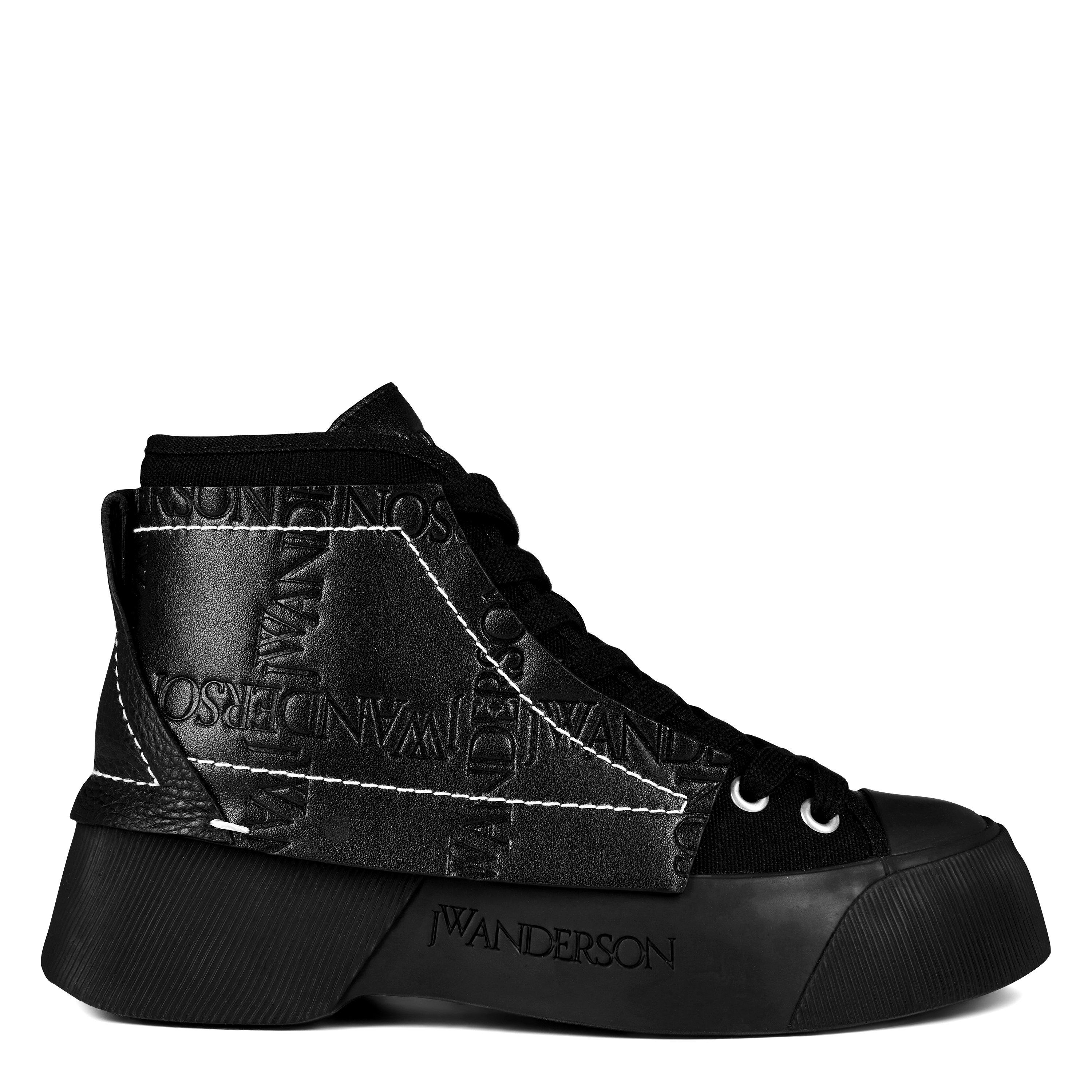 J W ANDERSON 'Trainer’ high top sneakers Canvas high-top sneakers in white - JW Anderson | Mytheresa