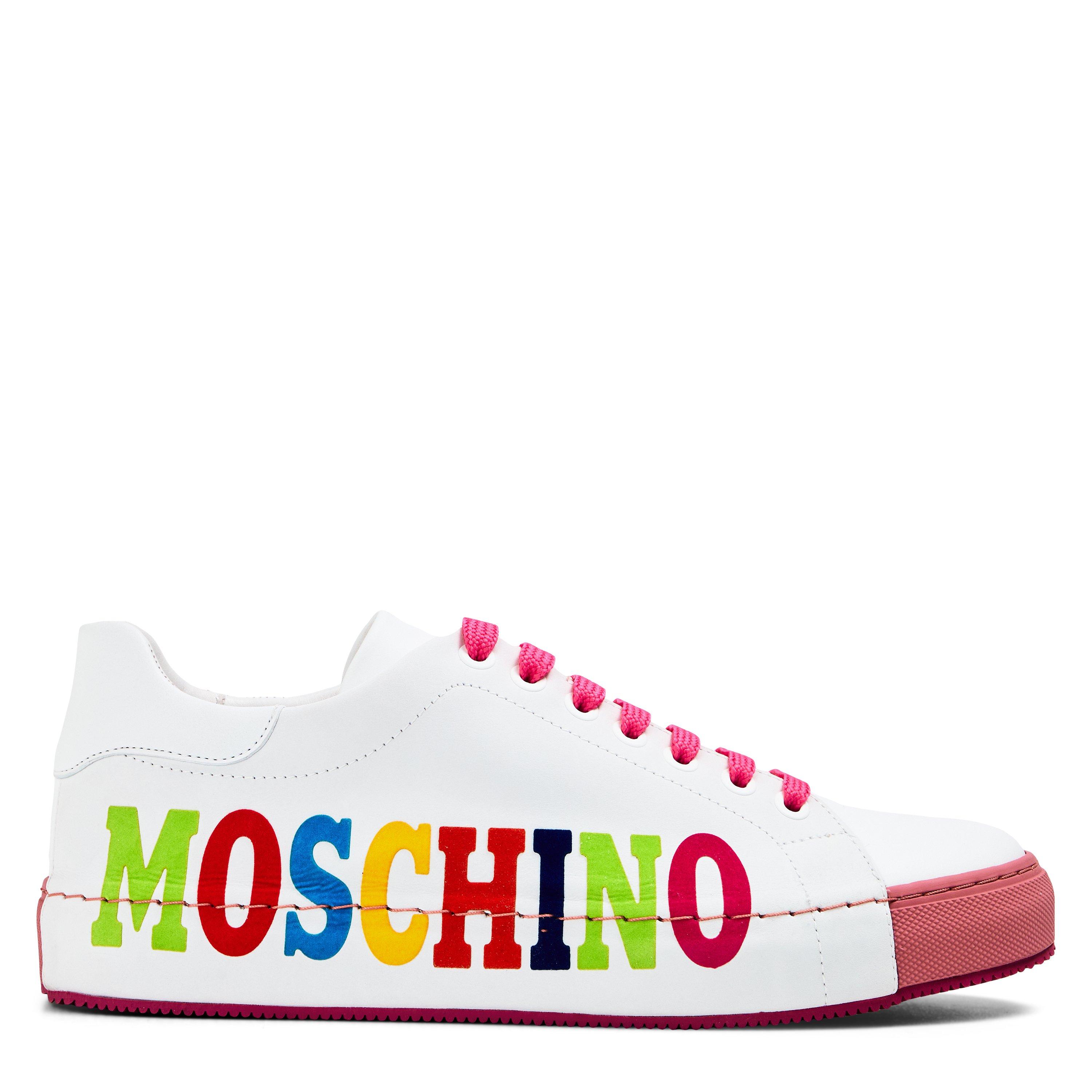 White - Moschino - Women's Low-Top Trainers - 1