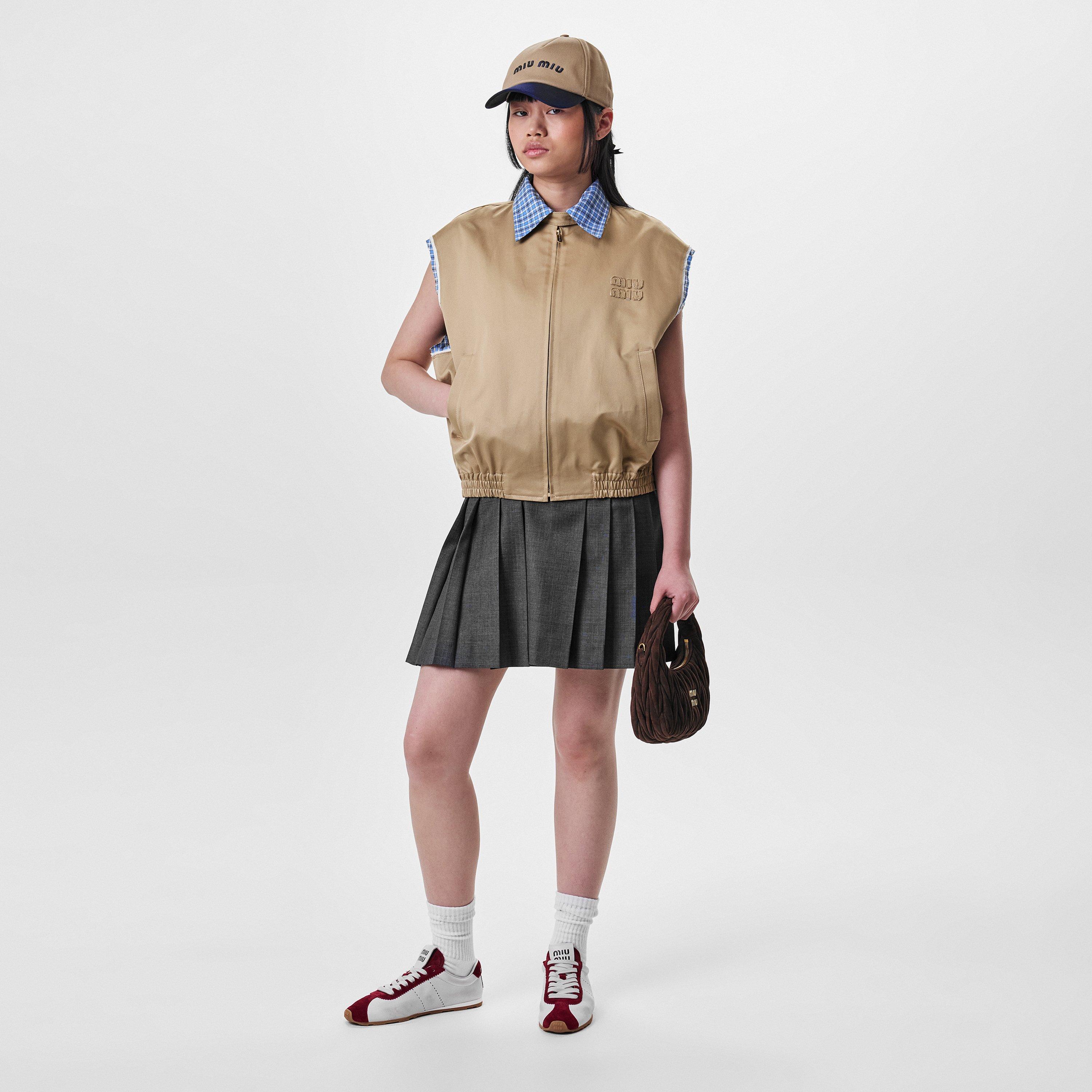 White Red - Miu Miu - Women's Plume Low-Top Trainers - 5