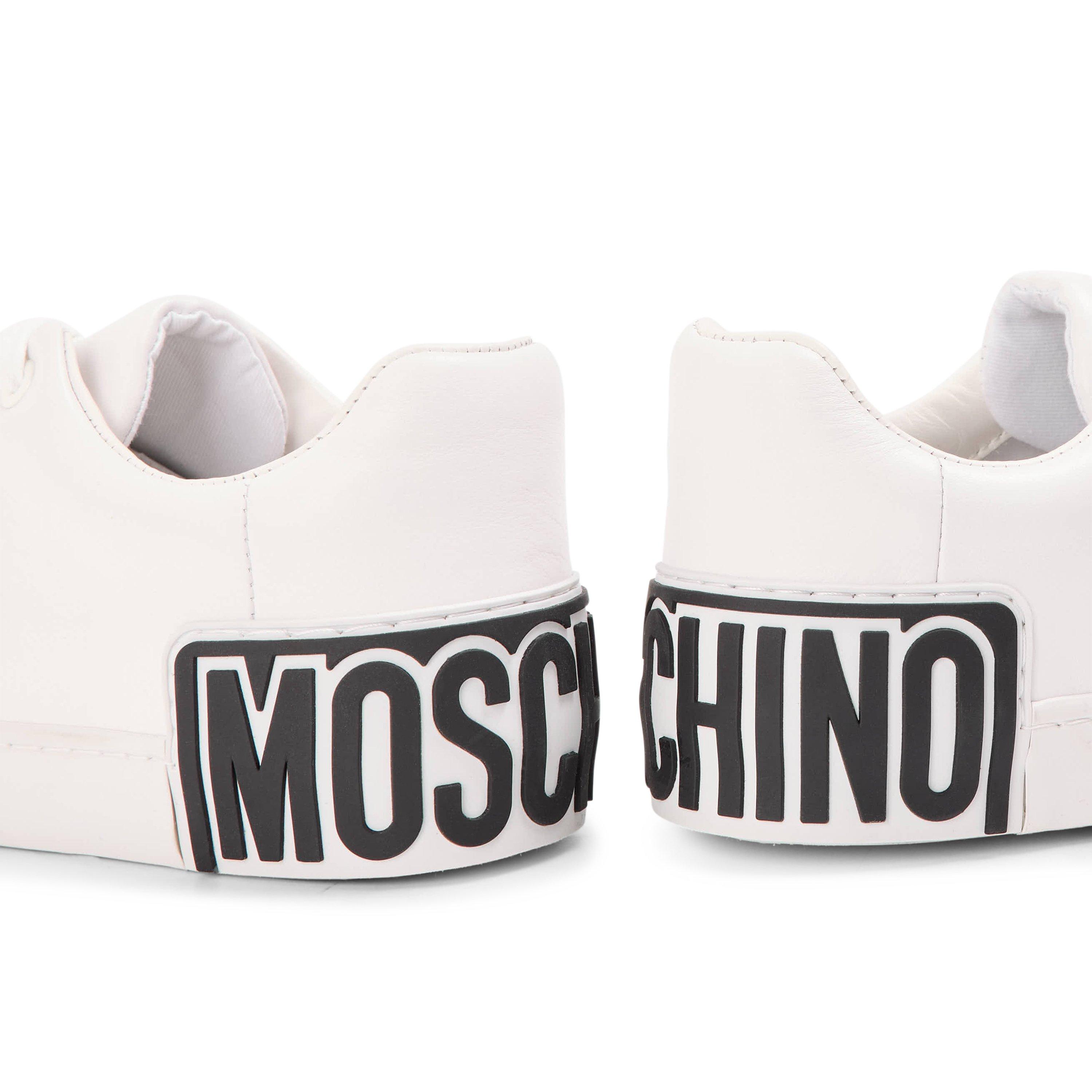 White - Moschino - Women's Low-Top Trainers - 3