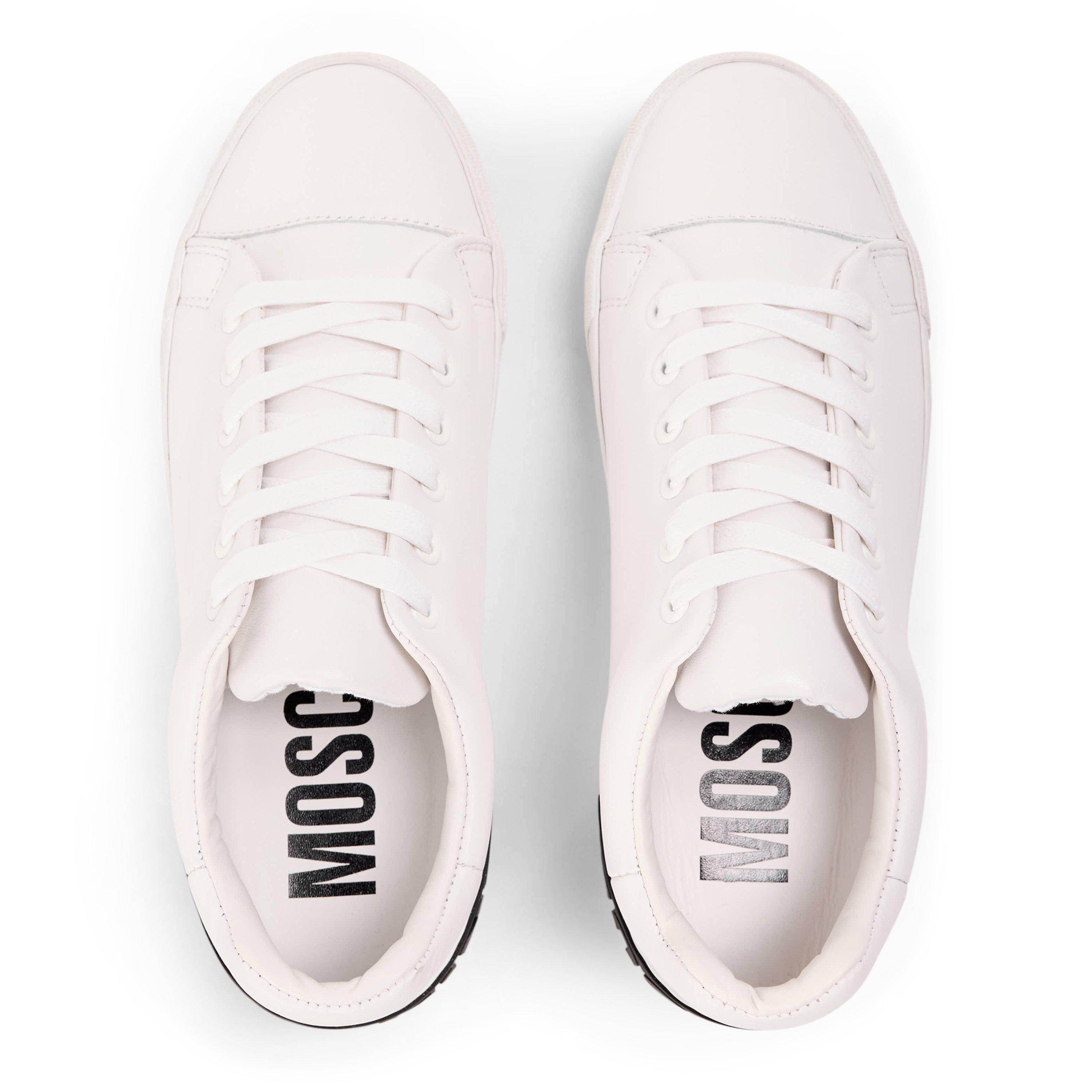 White - Moschino - Women's Low-Top Trainers - 4