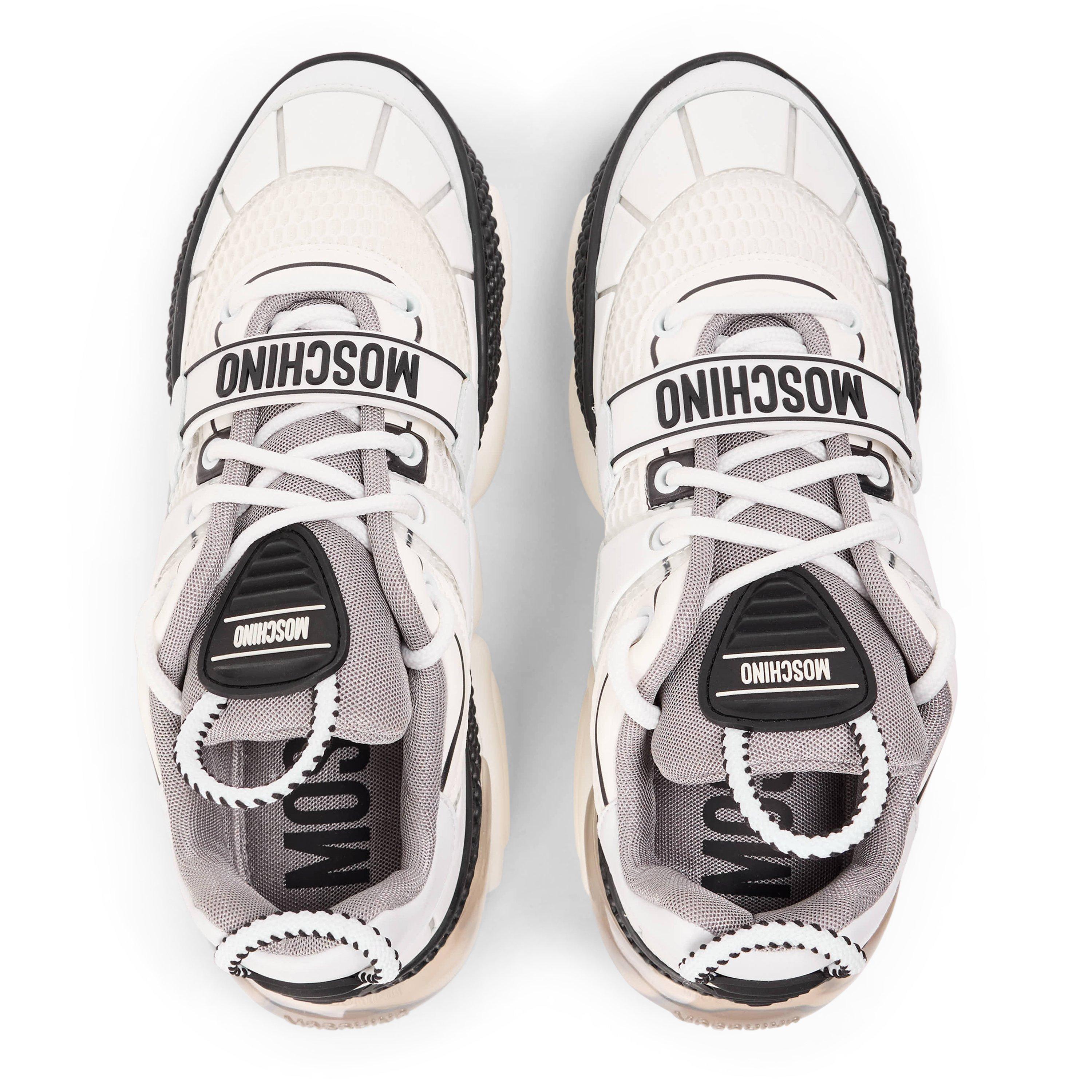 Multicoloured - Moschino - Women's Low-Top Trainers - 4