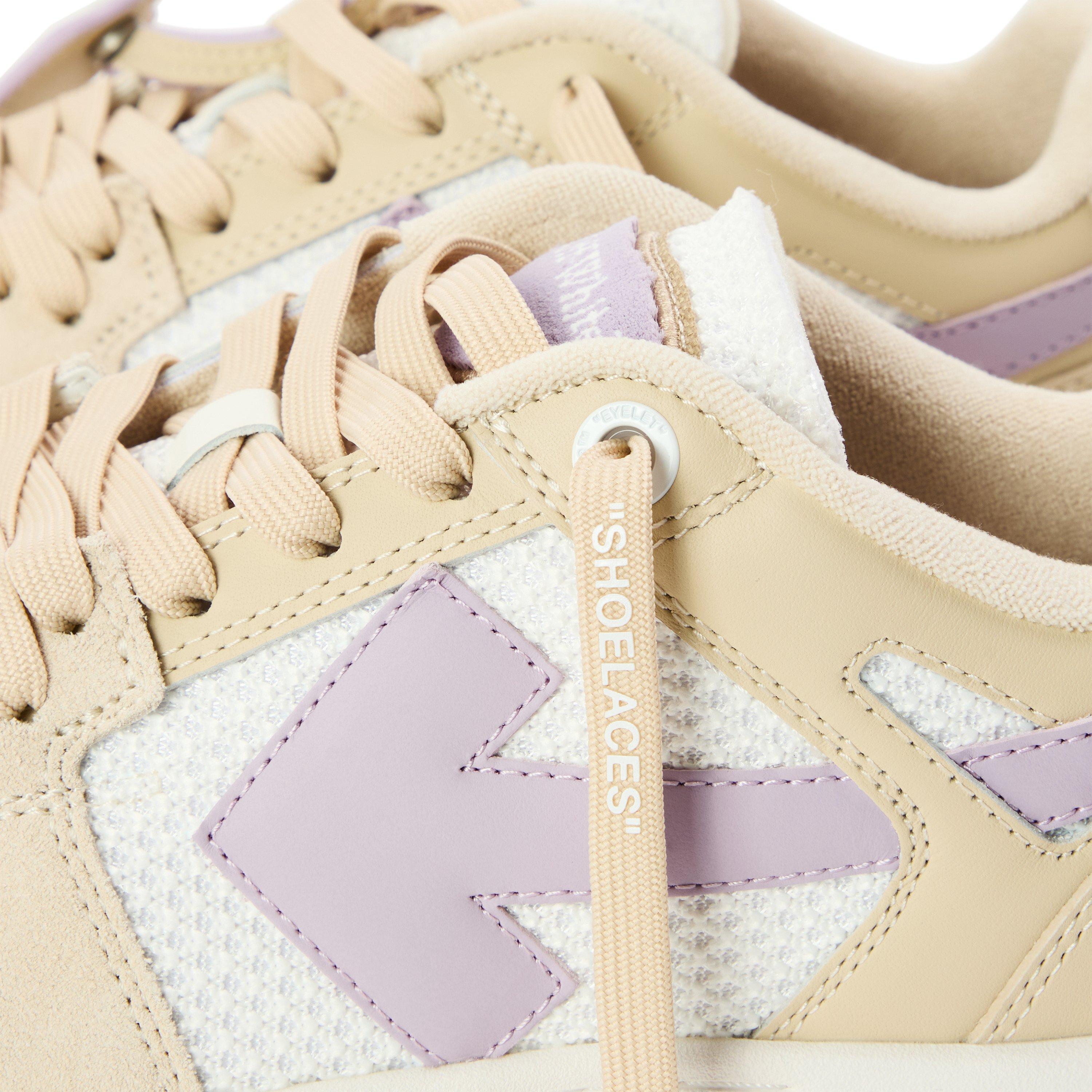 Beige/Lavander - Off White - Women's Slimoutofoffice Low-Top Trainers - 3