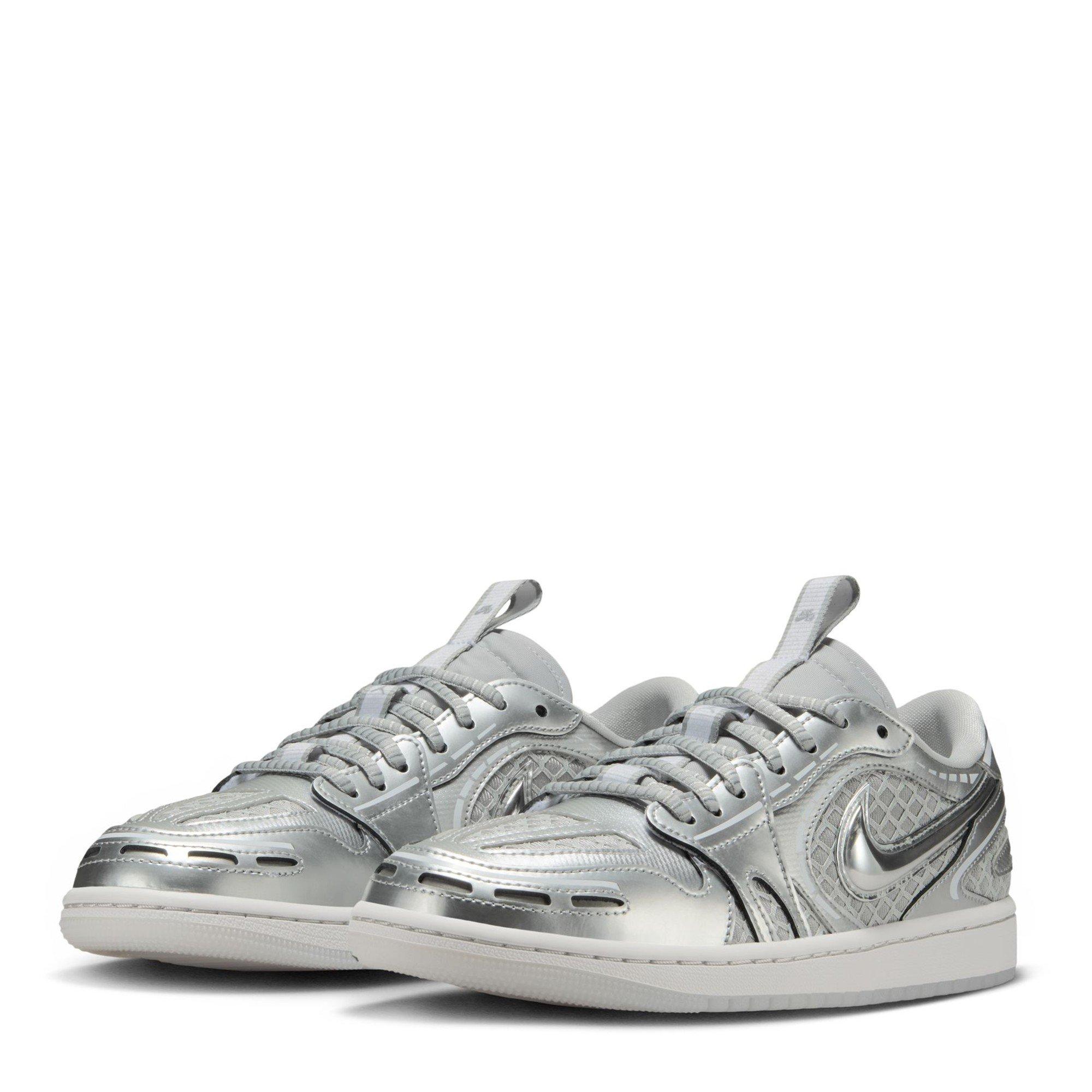 Silver - Air Jordan - Air Jor 1 Low Method Ld64 - 3