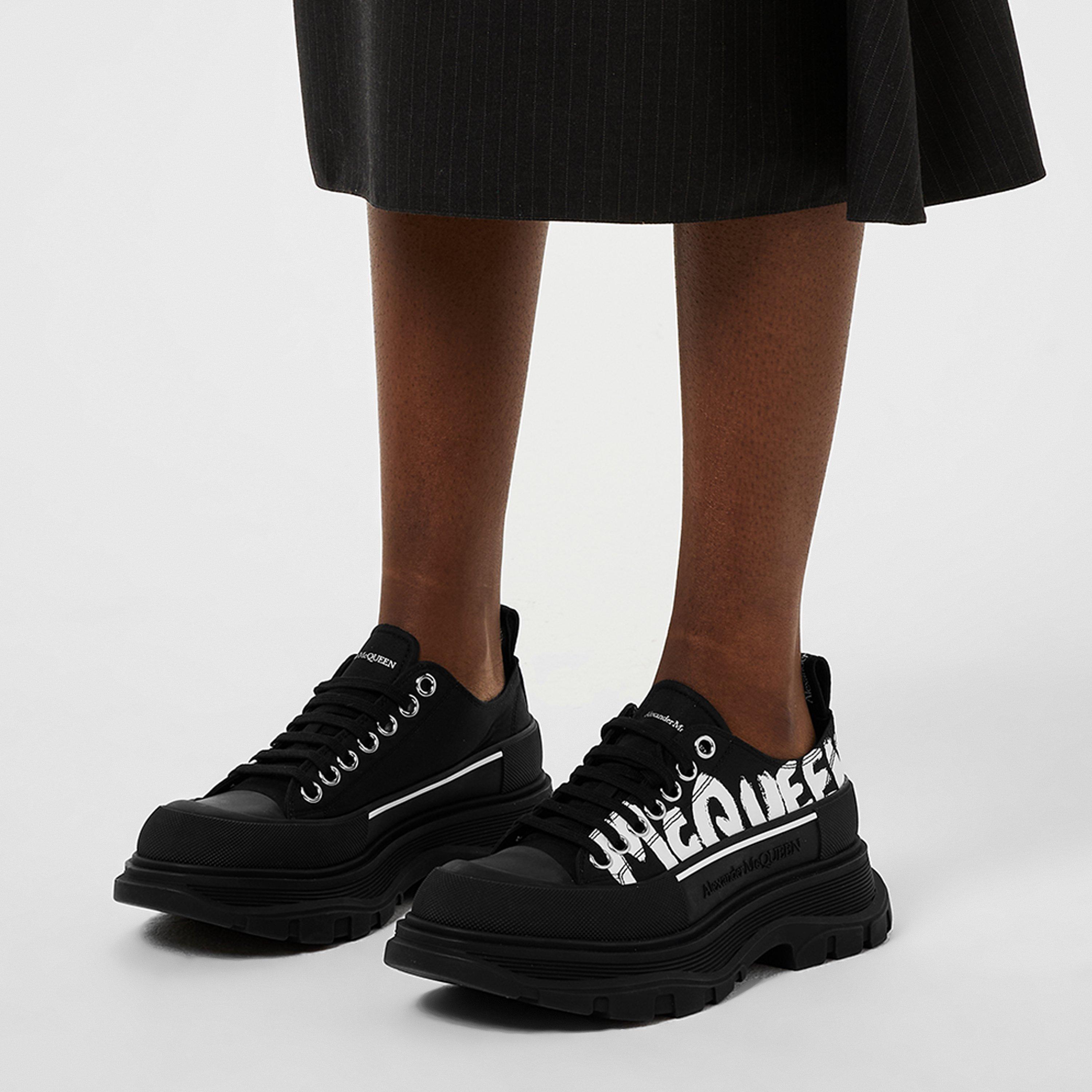 Alexander McQueen Tread Graffiti Low Trainers Low Trainers