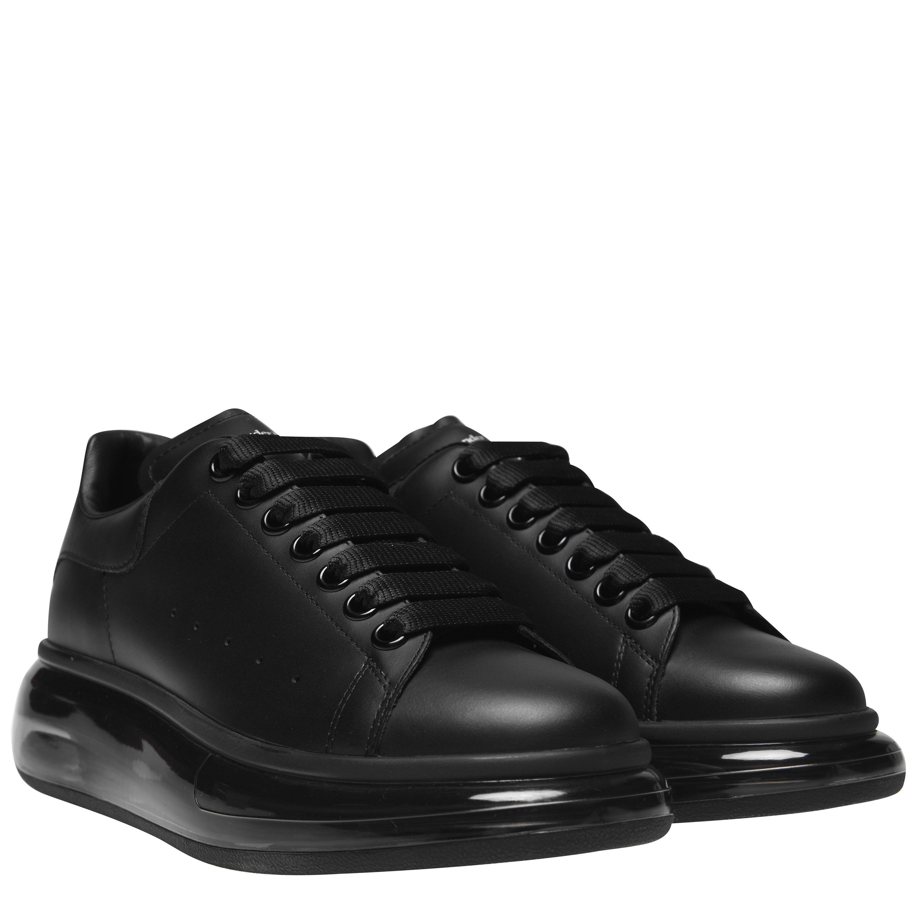 BlK/Blk 1000 - Alexander McQueen - Oversized Clear Sneaker - 4