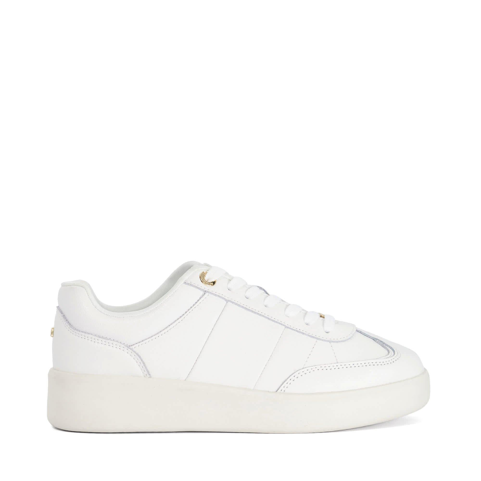 White - Dune London - Women's Enticing Low-Top Trainers - 1