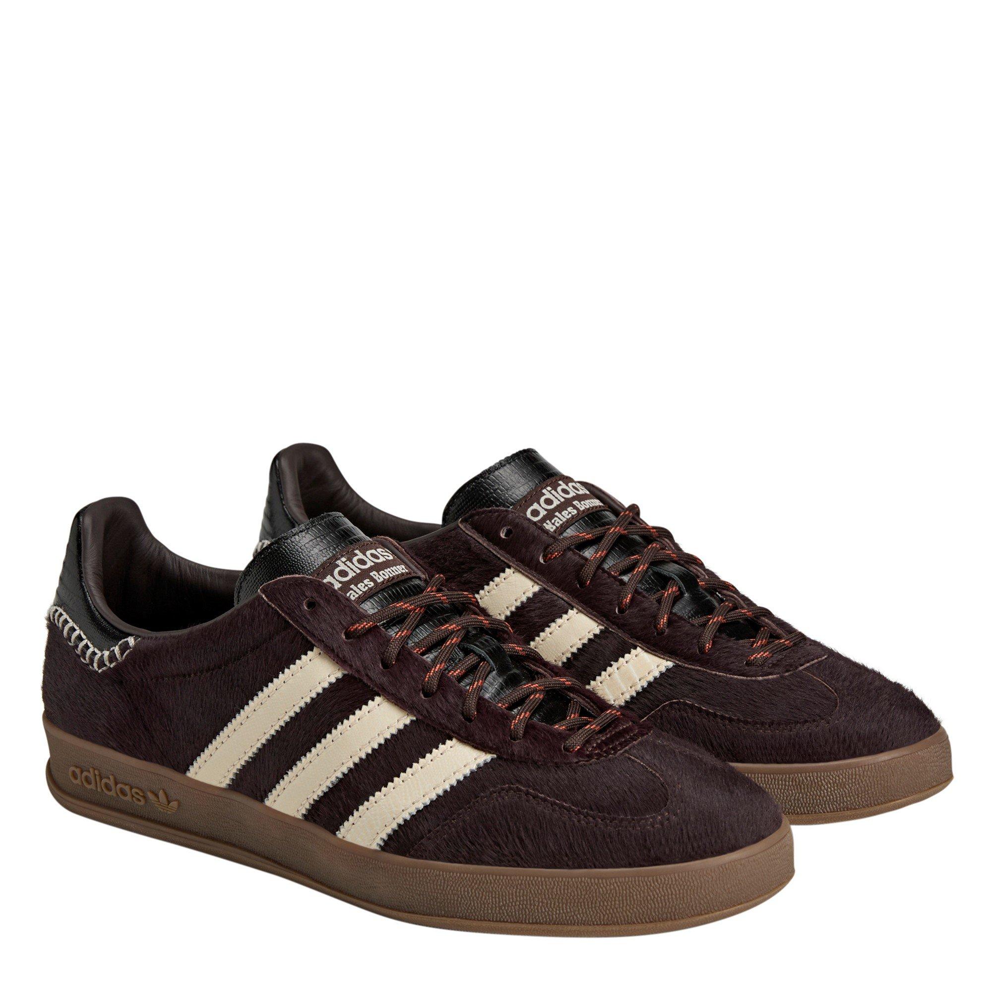 Coffee/Wht/Blk - adidas Originals - By Wales Bonner Gazelle Pony Shoes - 3