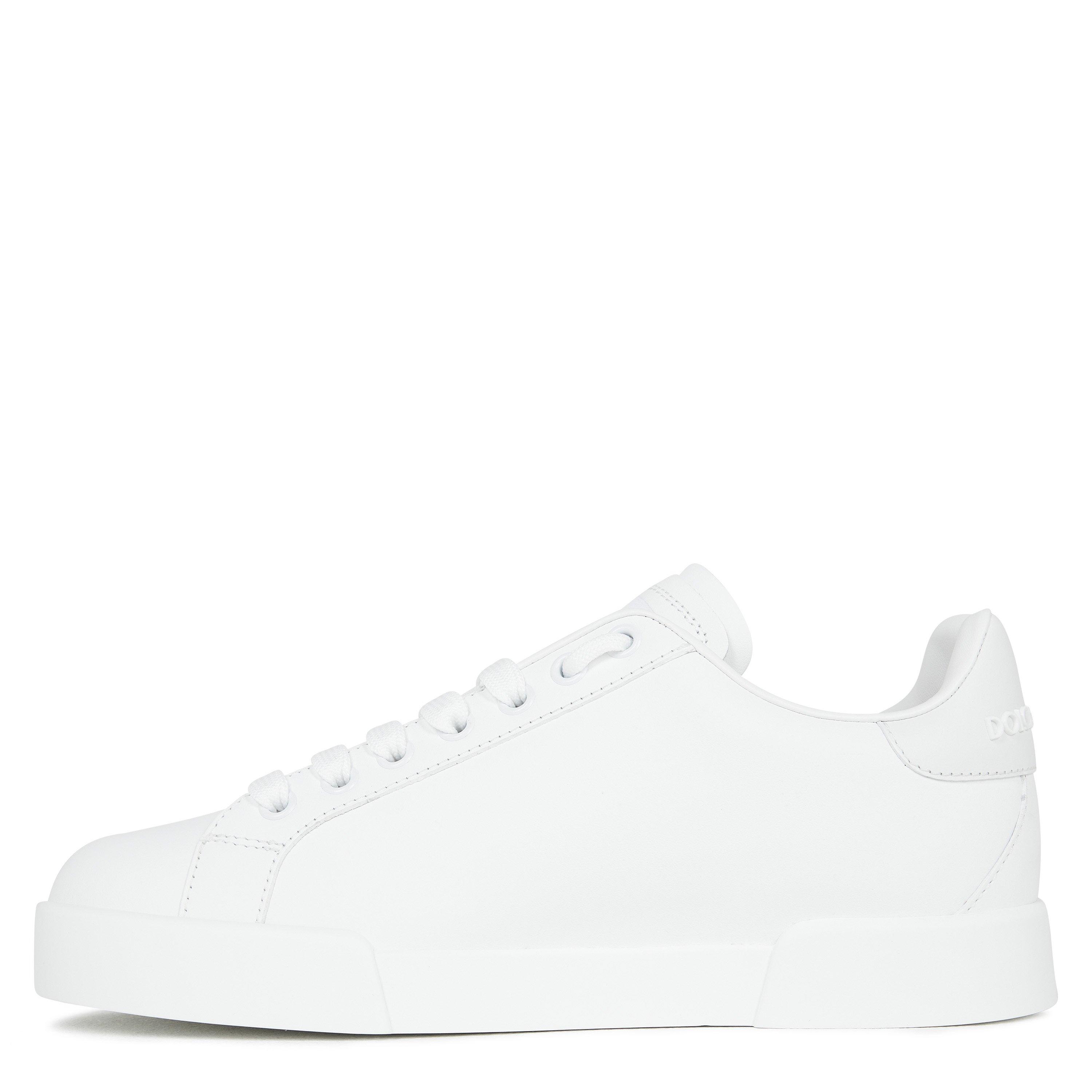 White 80001 - Dolce and Gabbana - Portofino Dg Sneakers - 3