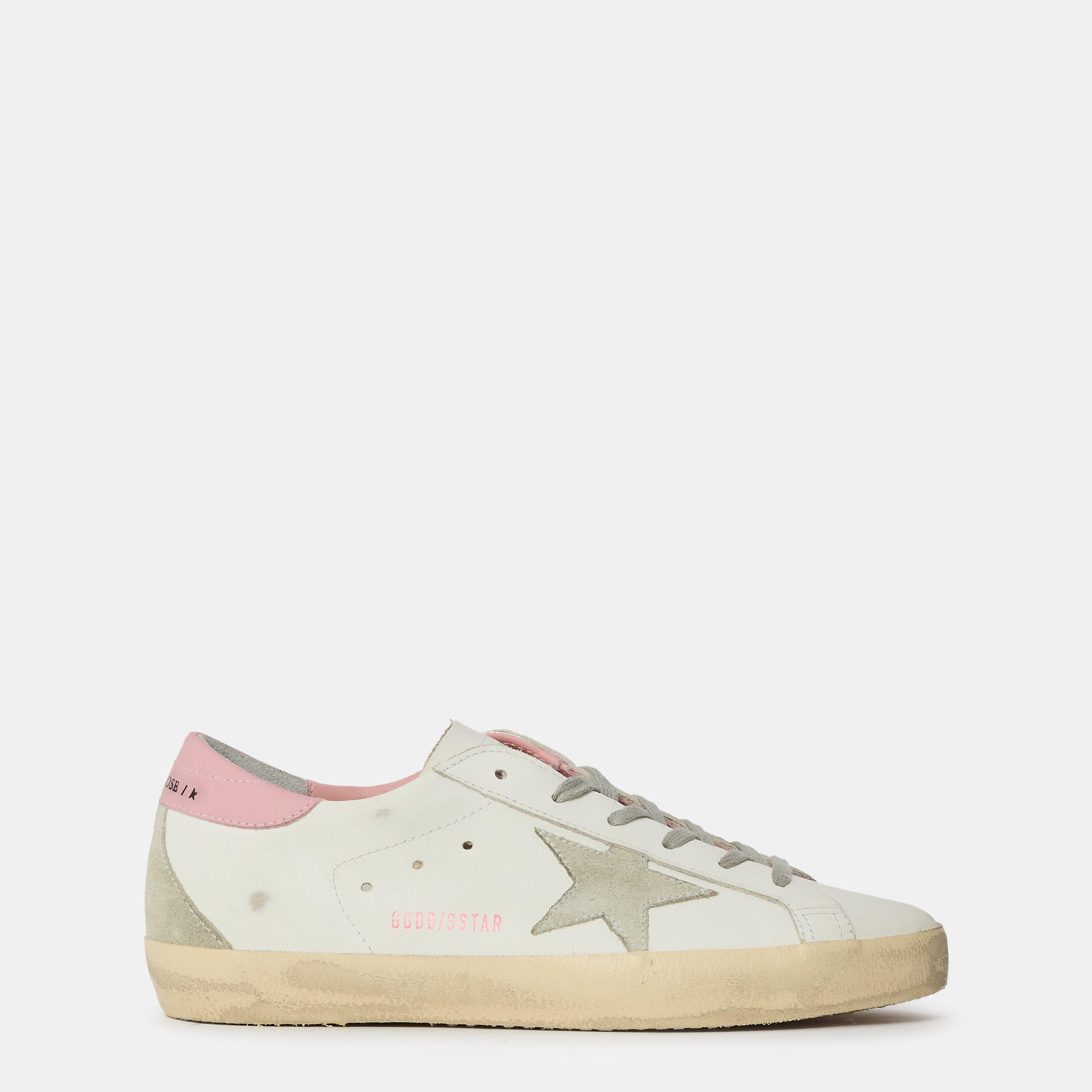 Golden Goose Super Star - White/Pink/Ice - Size 4 (37)
