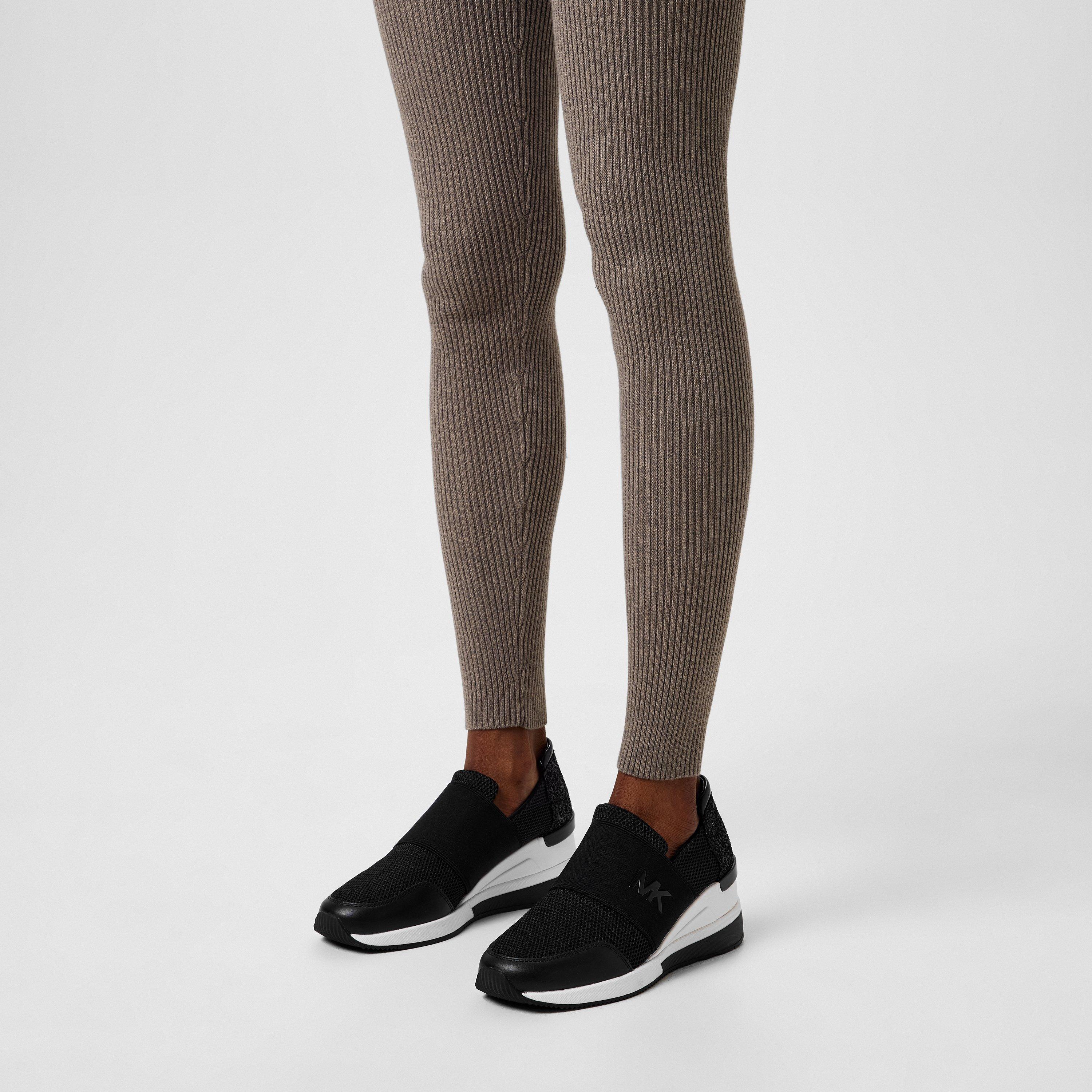 Black - MICHAEL Michael Kors - Felix Scuba And Mesh Trainers - 2