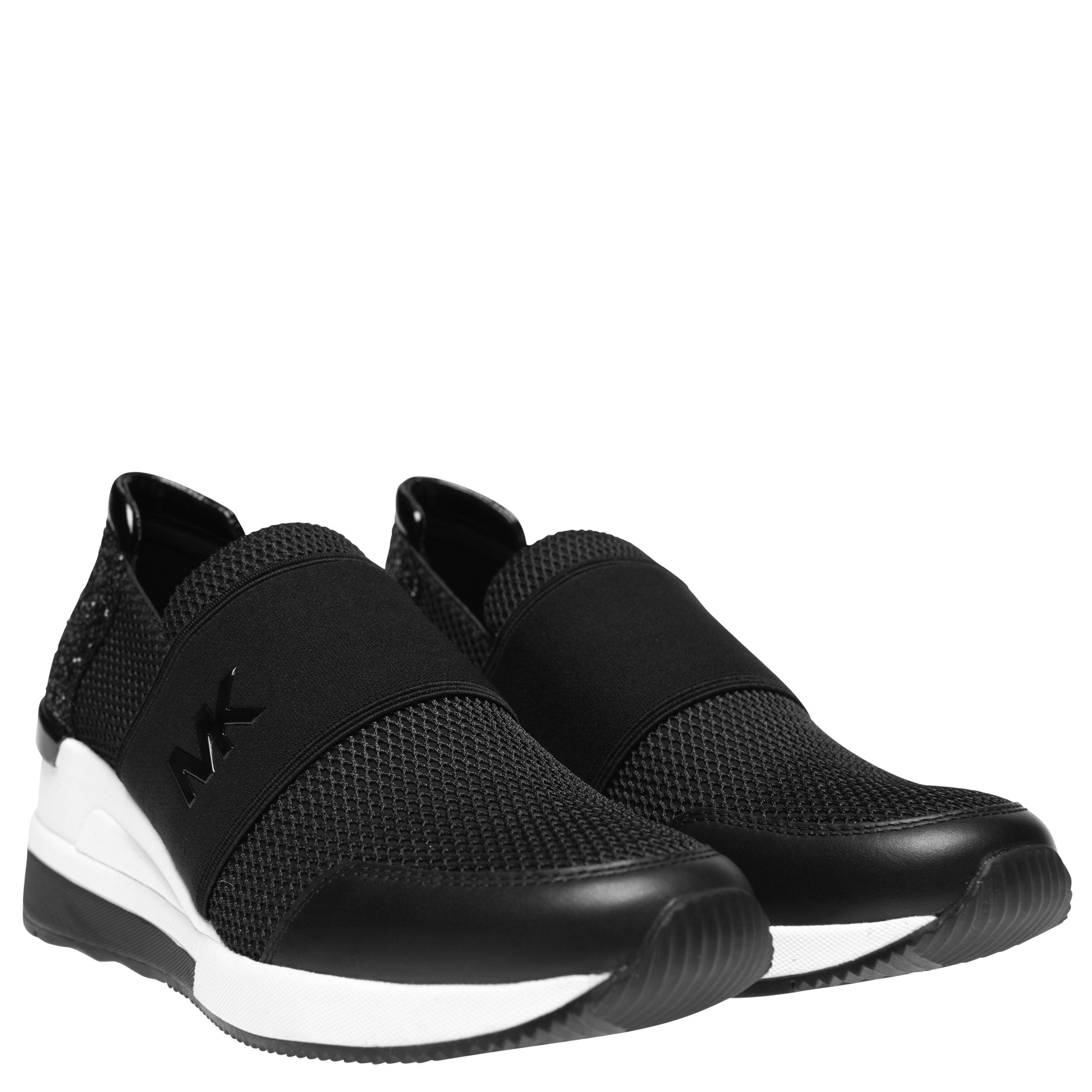 Black - MICHAEL Michael Kors - Felix Scuba And Mesh Trainers - 4