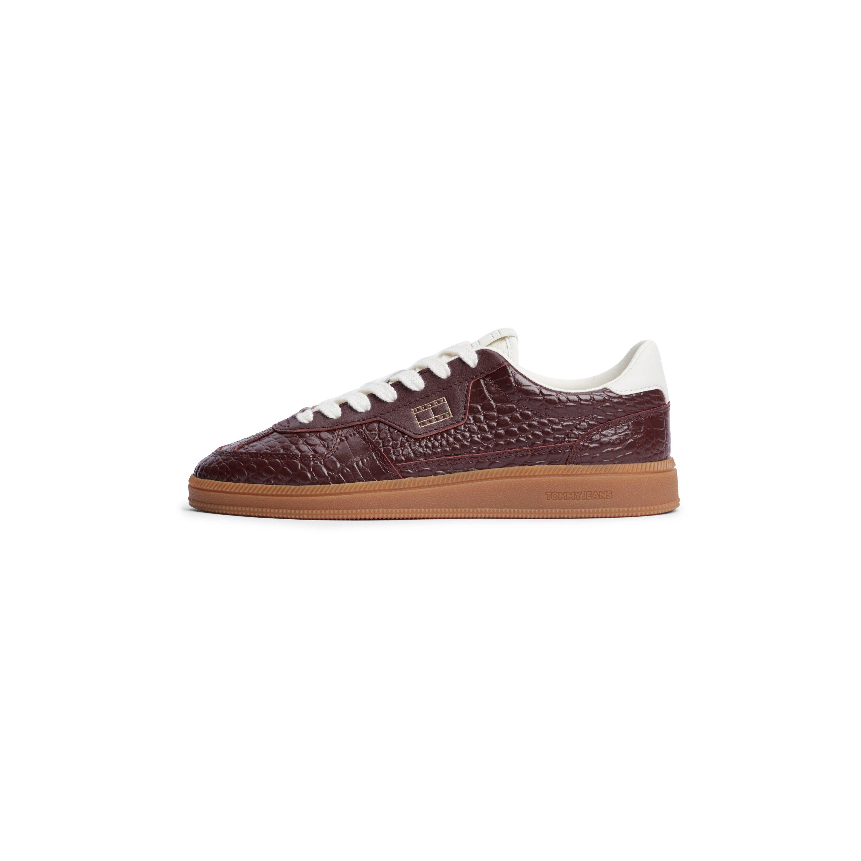 Tommy Jeans Women's Greenwich Edge Suede Low-Top Trainers - Burgundy V - 4 (37)