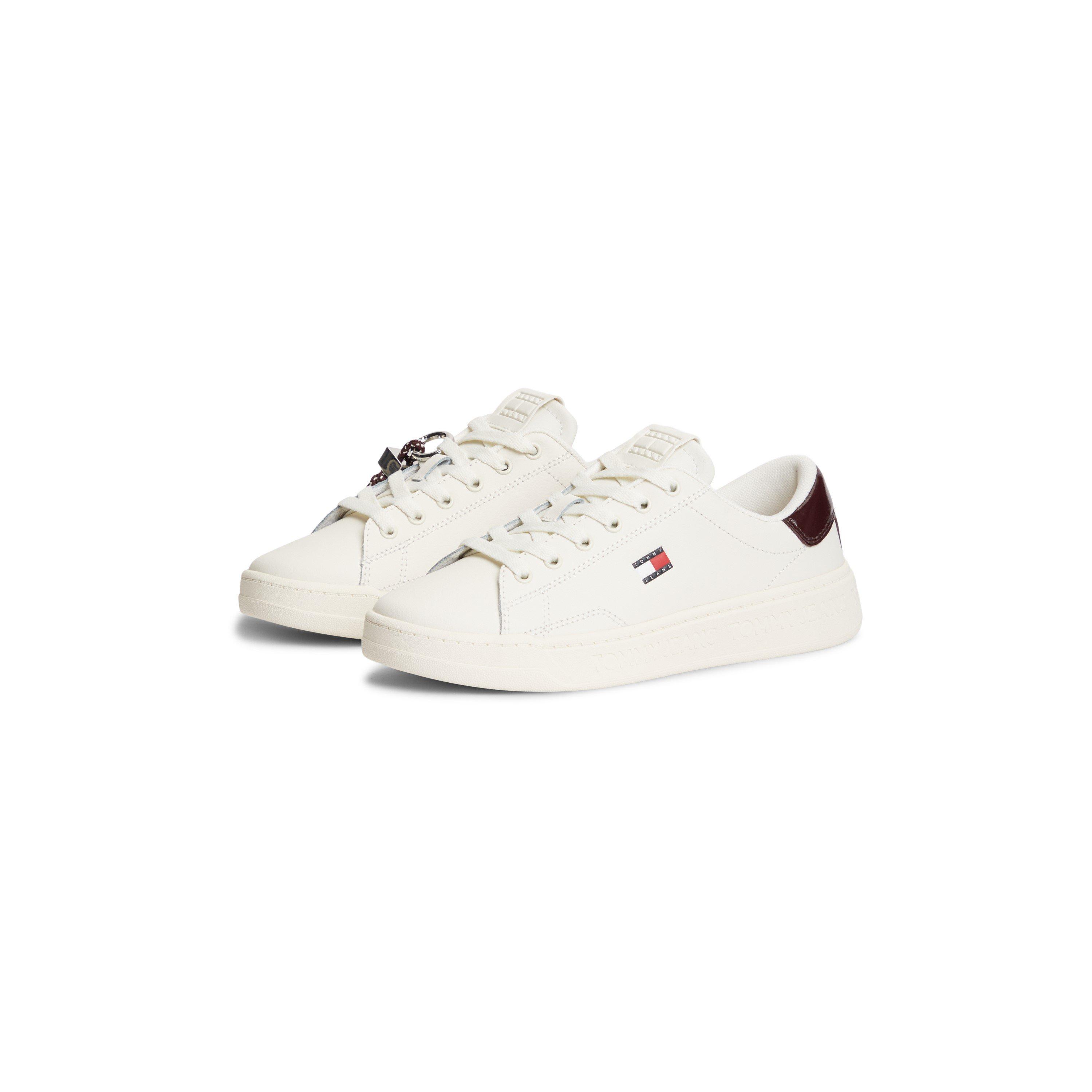 Ivory/Burg - Tommy Jeans - TJ LG Sneaker Ld64 - 2