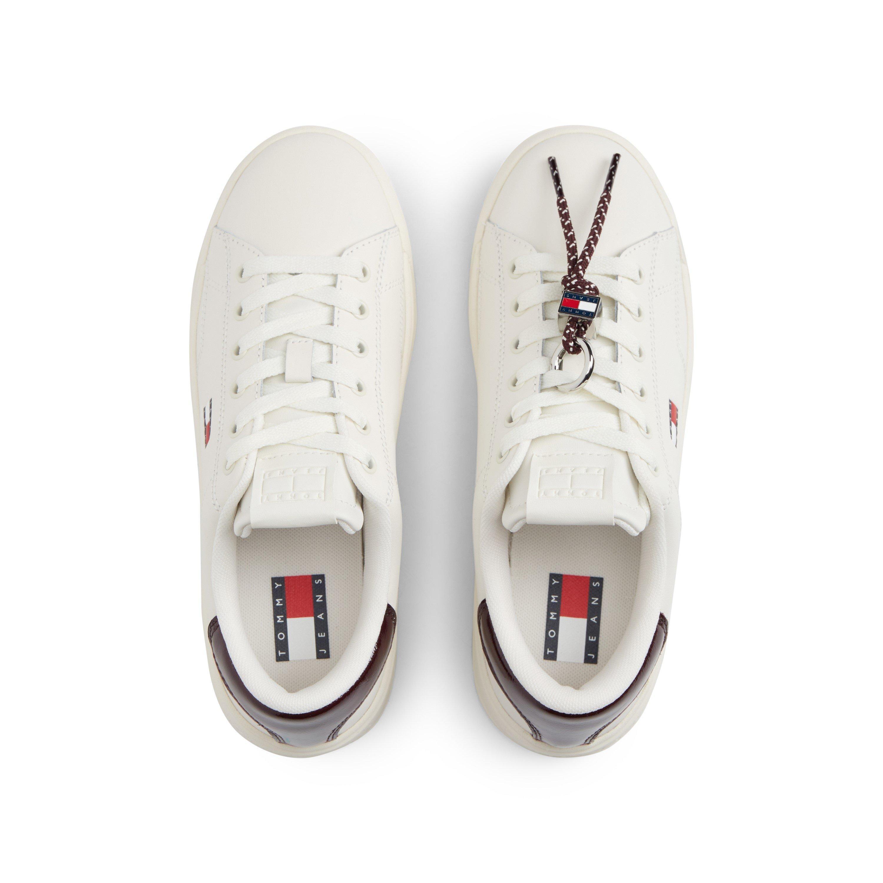 Ivory/Burg - Tommy Jeans - TJ LG Sneaker Ld64 - 3