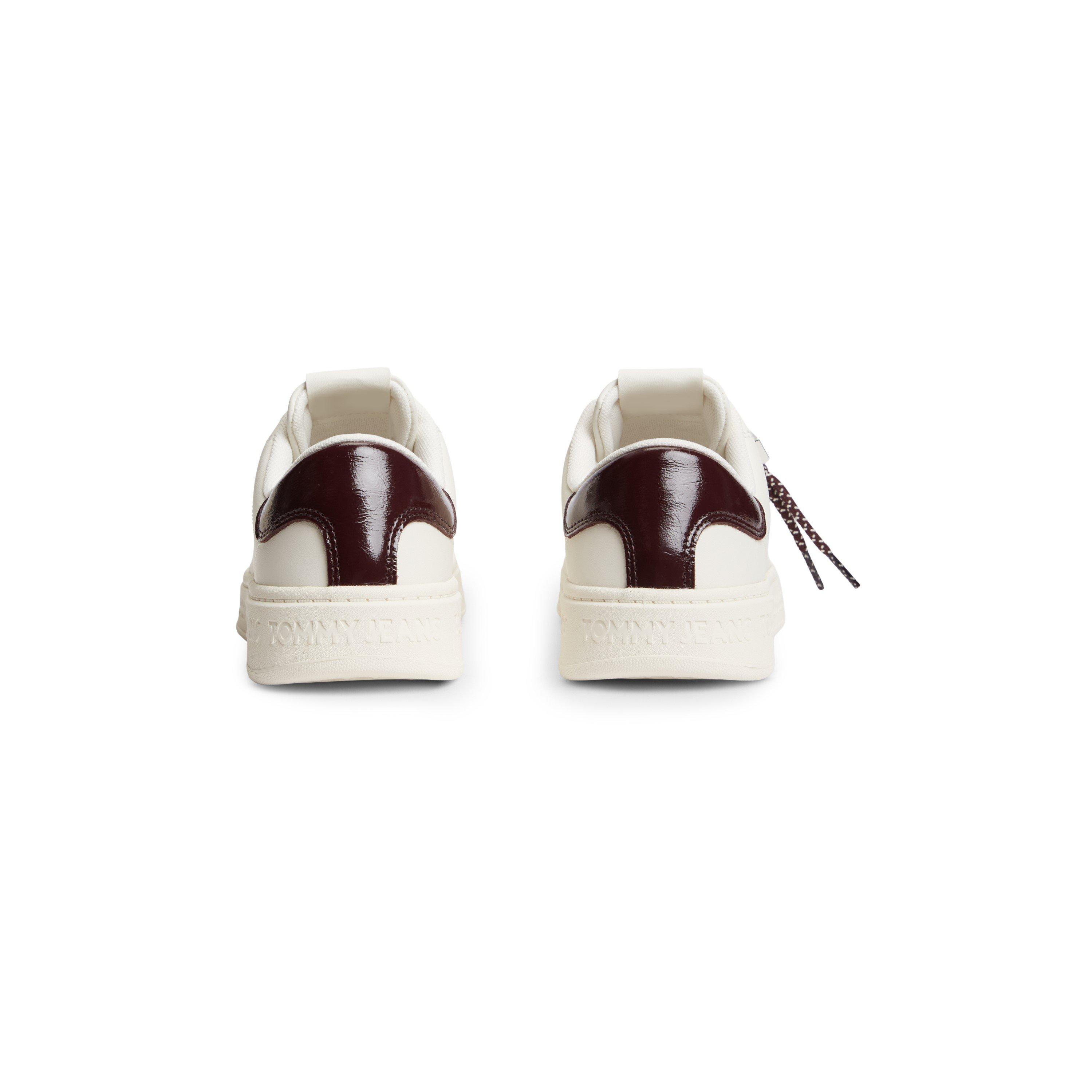 Ivory/Burg - Tommy Jeans - TJ LG Sneaker Ld64 - 4
