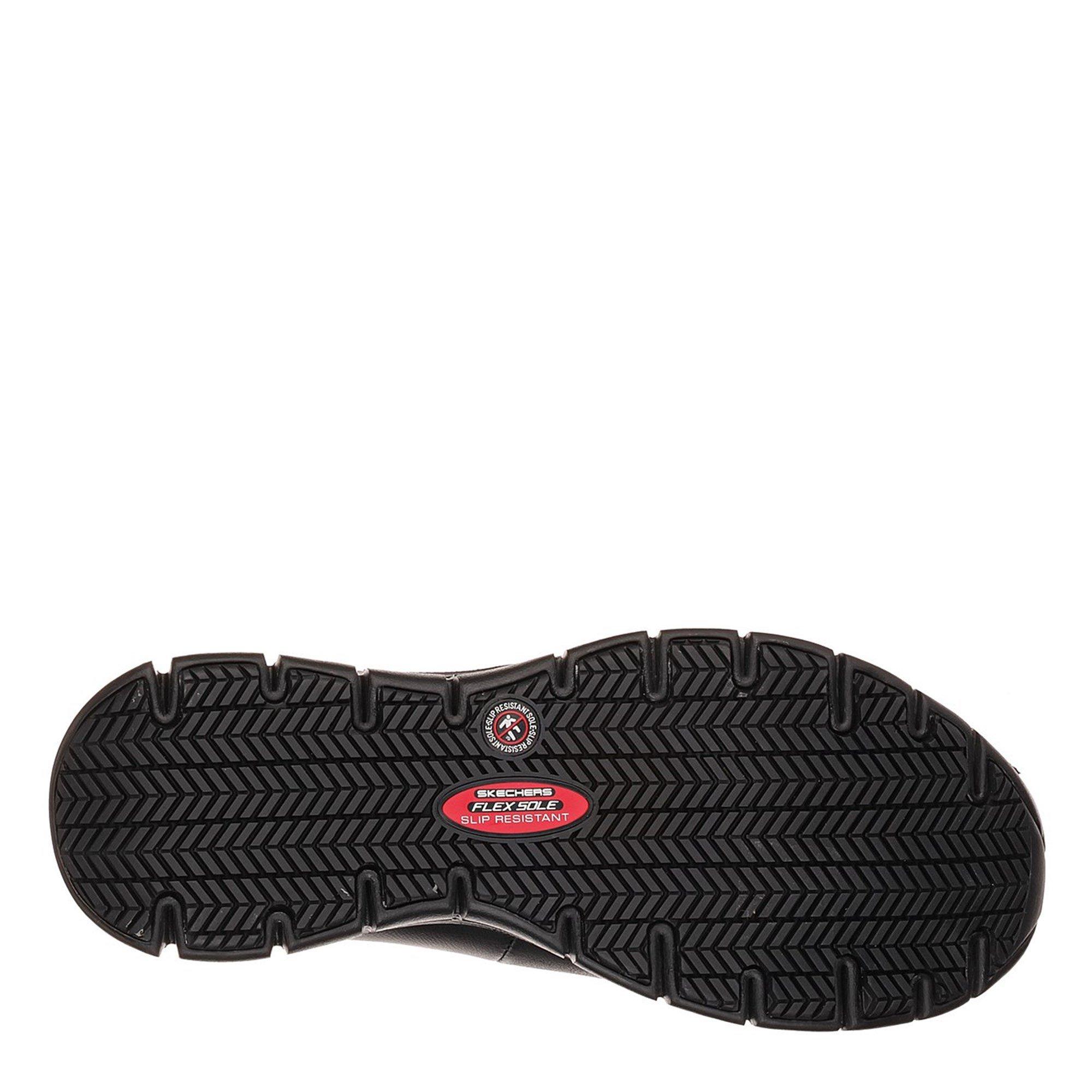 Preto - Skechers - Work Suretrack Ladies Shoes - 4