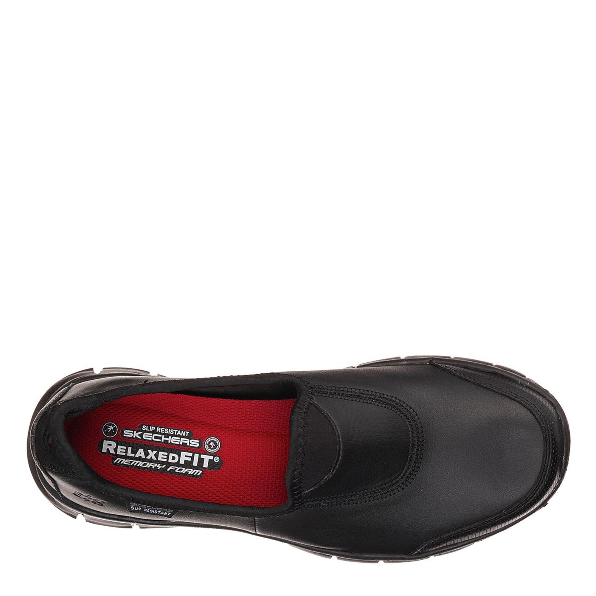 Preto - Skechers - Work Suretrack Ladies Shoes - 5