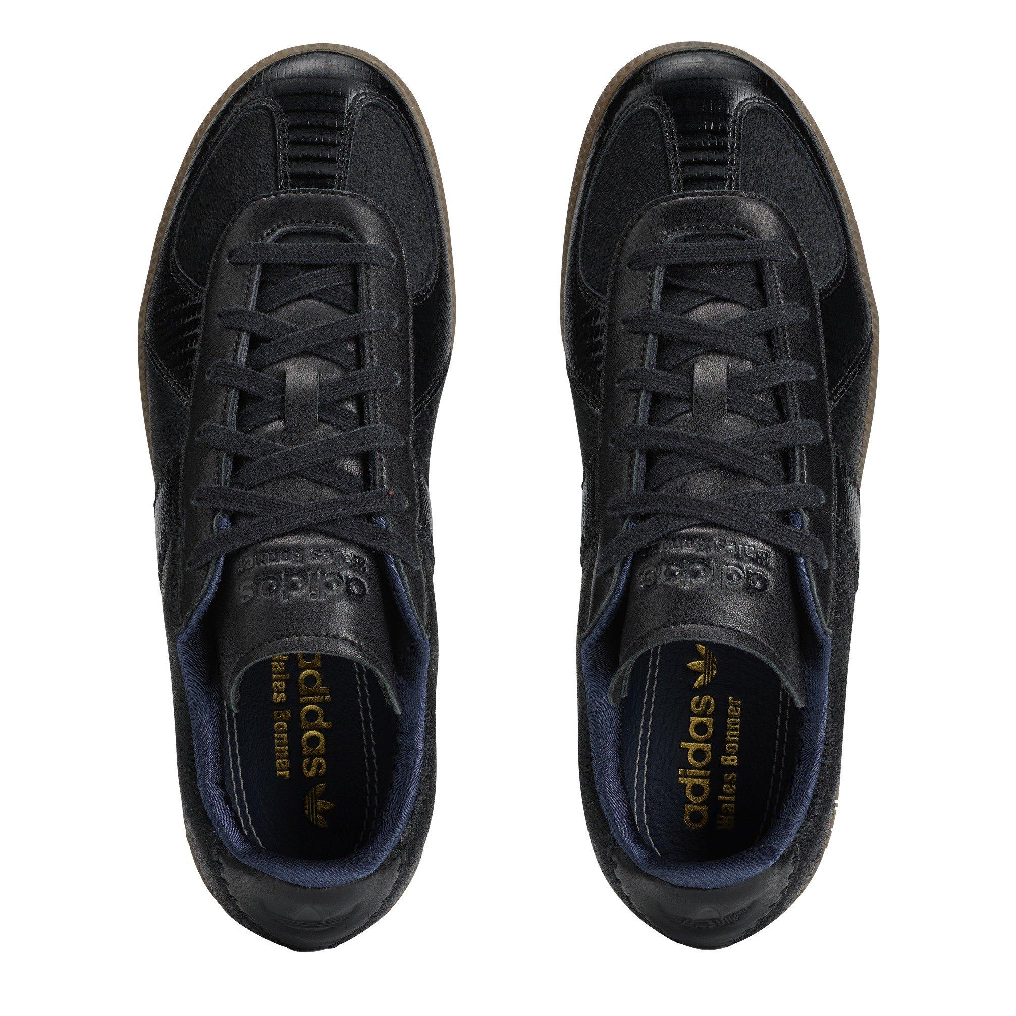 Black - adidas Originals - Women's BW Army Pony Leather Low-Top Trainers - 4