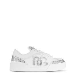 Dolce and Gabbana Calfskin New Roma Trainers