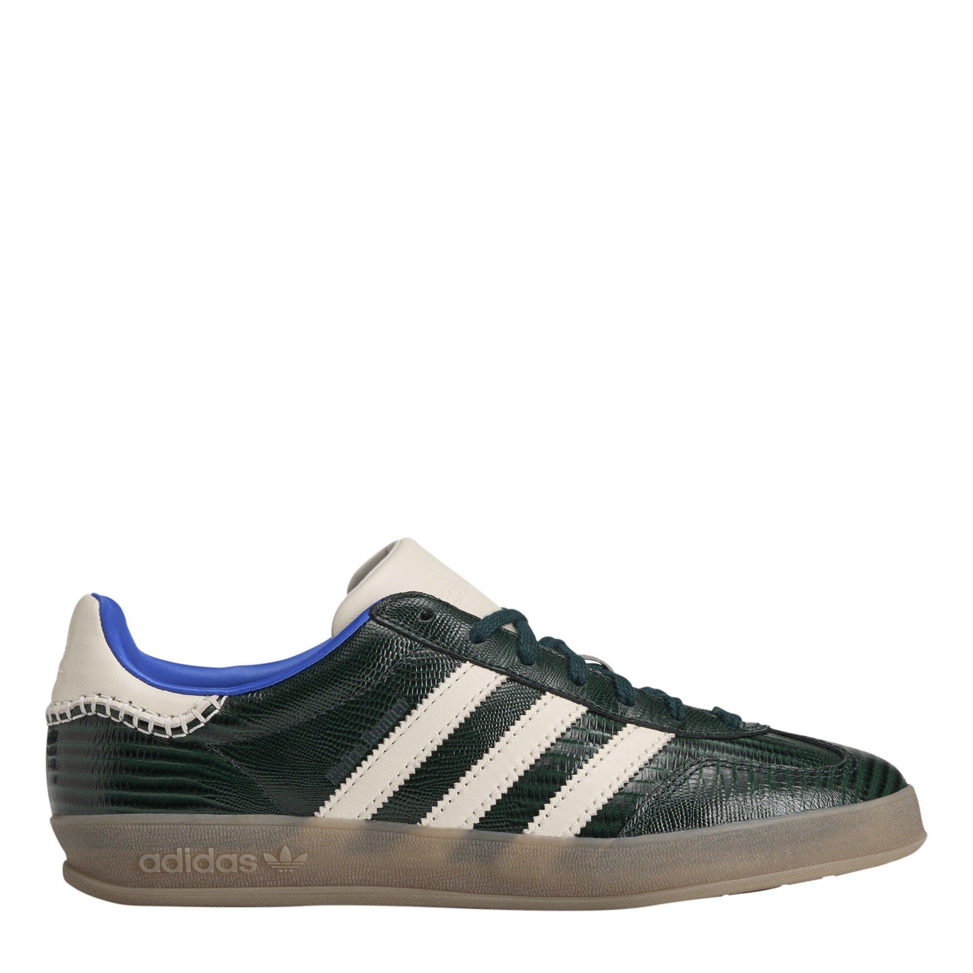 Green Night - adidas Originals - Women's Wales Bonner Gazelle Leather Low-Top Trainers - 1