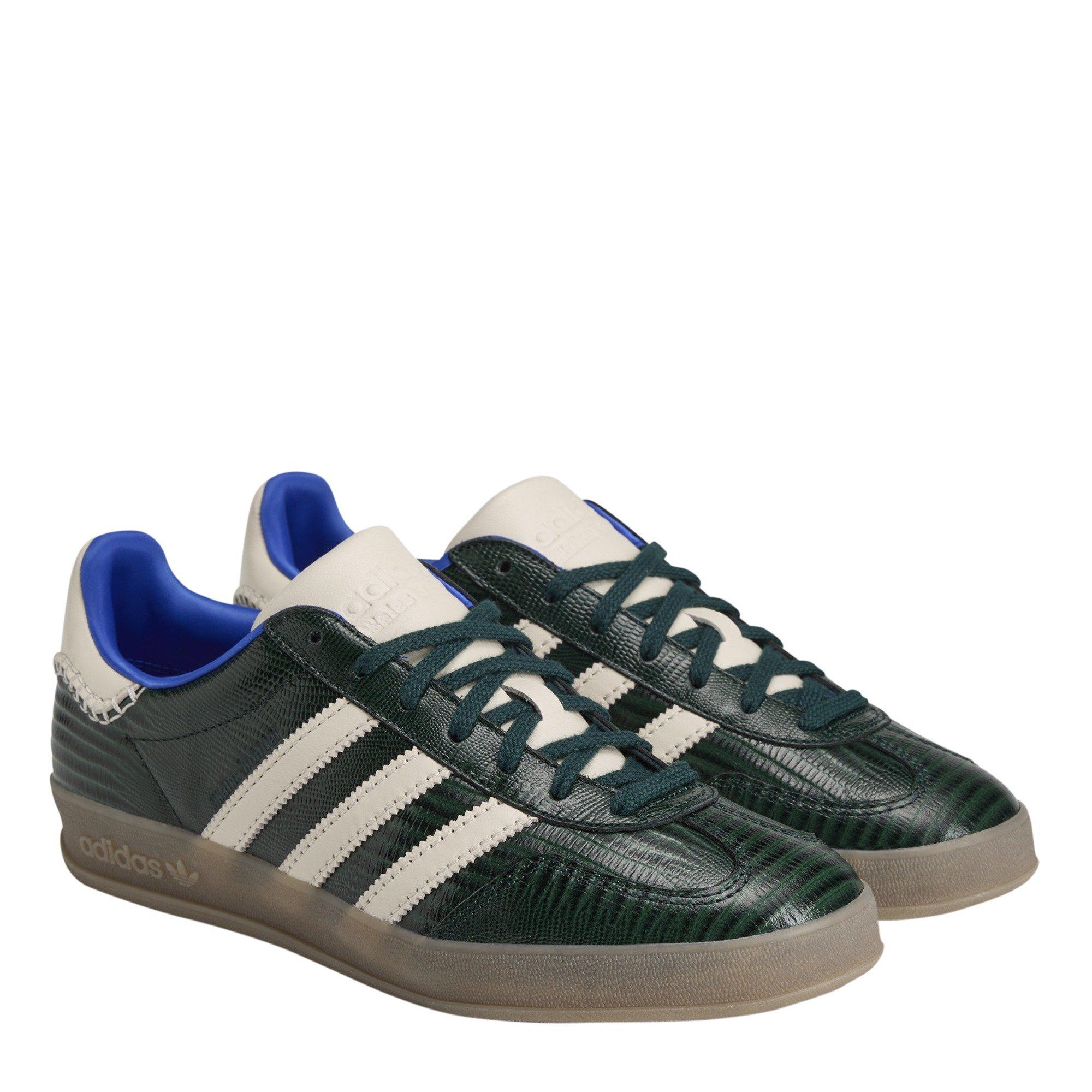Green Night - adidas Originals - Women's Wales Bonner Gazelle Leather Low-Top Trainers - 7