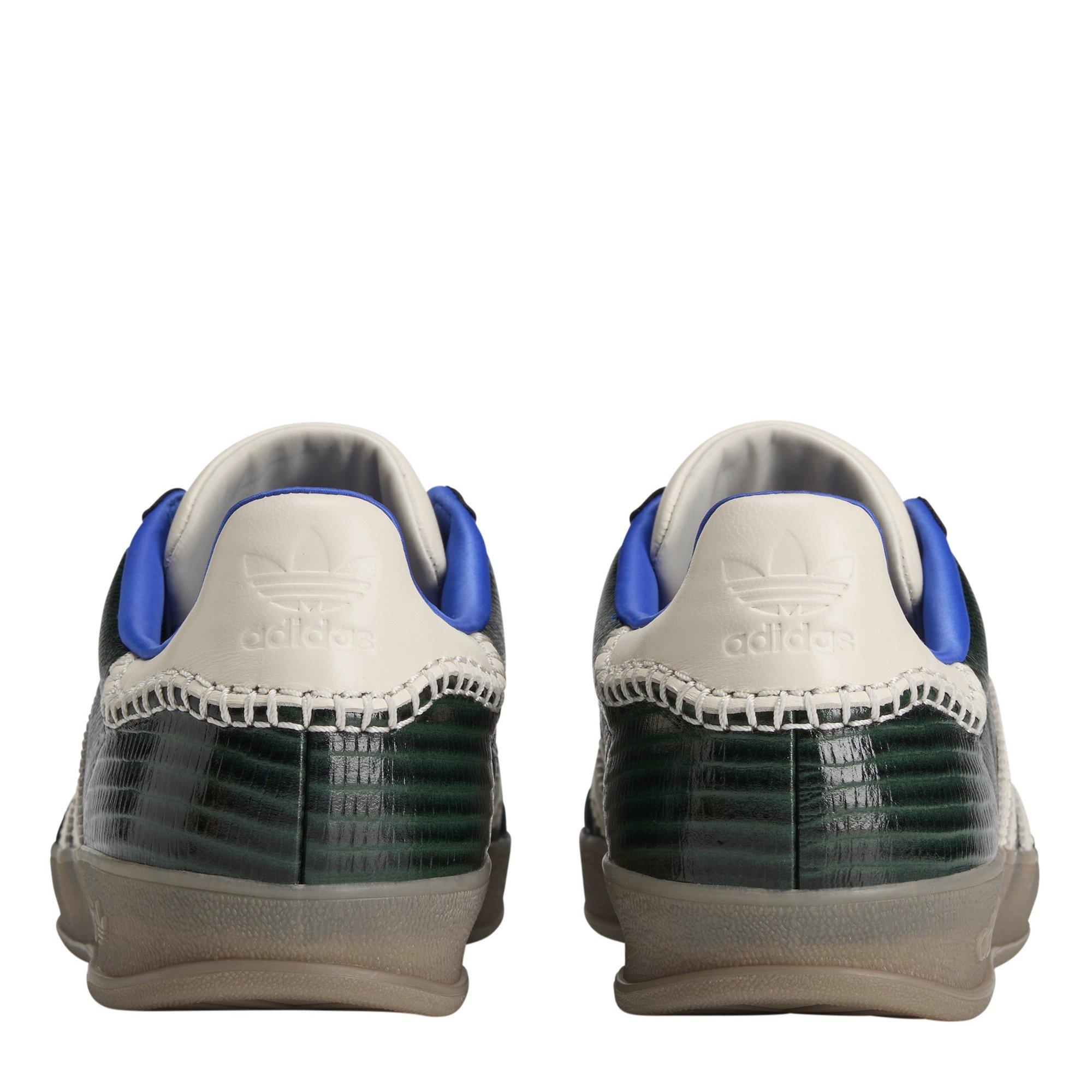 Green Night - adidas Originals - Women's Wales Bonner Gazelle Leather Low-Top Trainers - 8