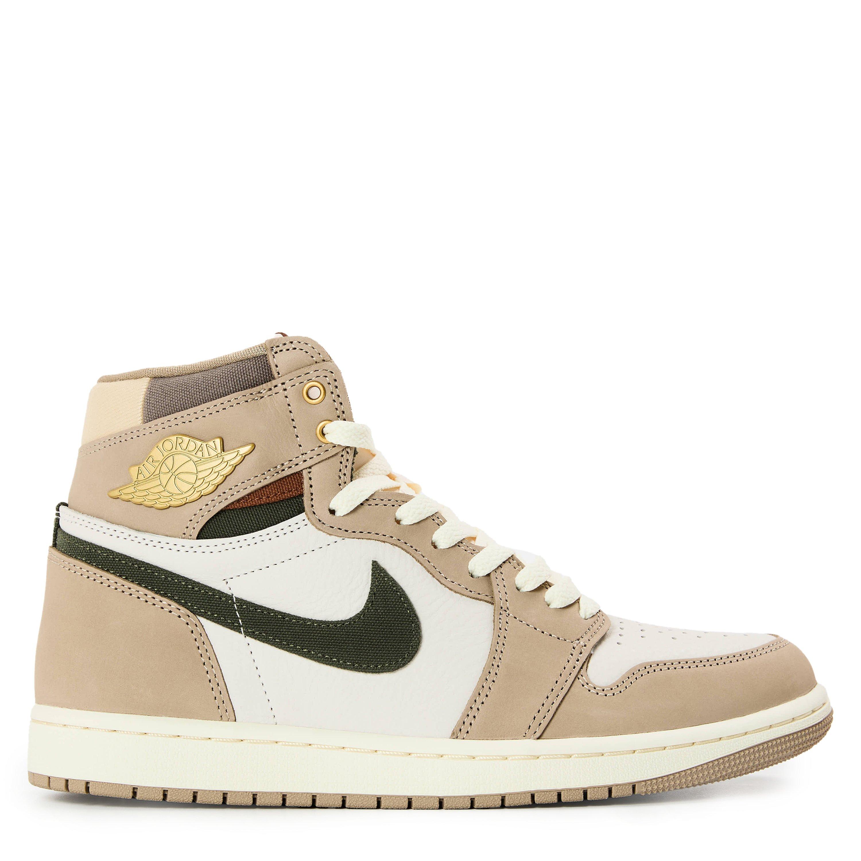 Khaki/Multi - Air Jordan - Women's 1 Retro Hi OG High-Top Trainers - 1