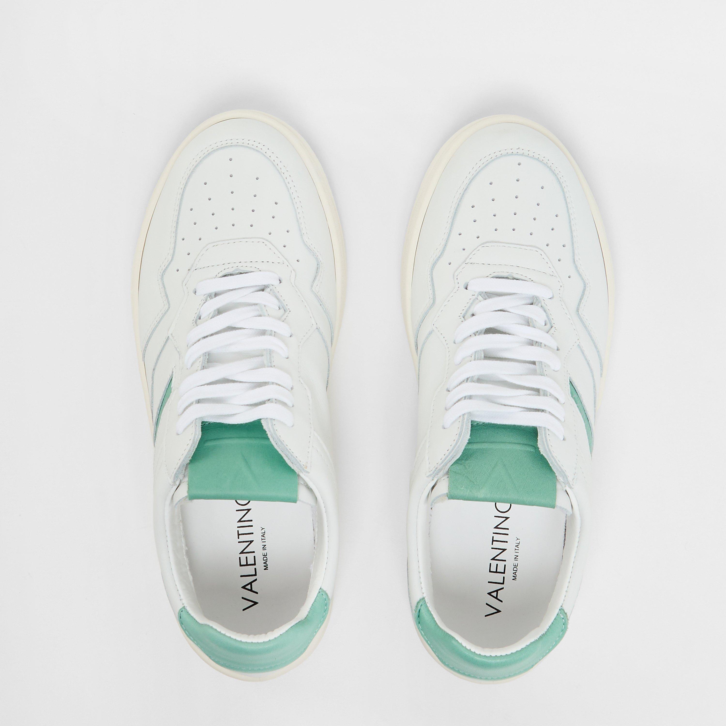 White/Green - Valentino - Women's Apollo Low-Top Trainers - 4