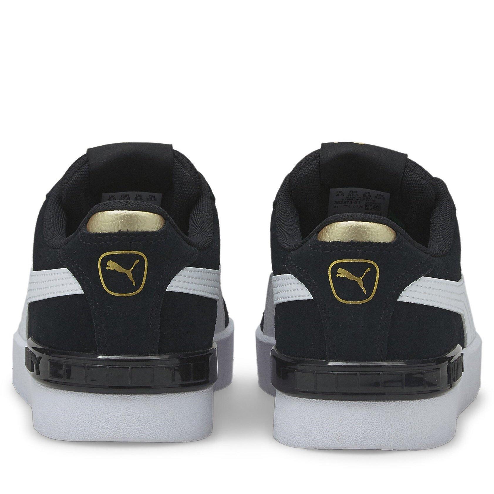 Blk-White-Gold - Puma - Jada Womens Sneakers - 5