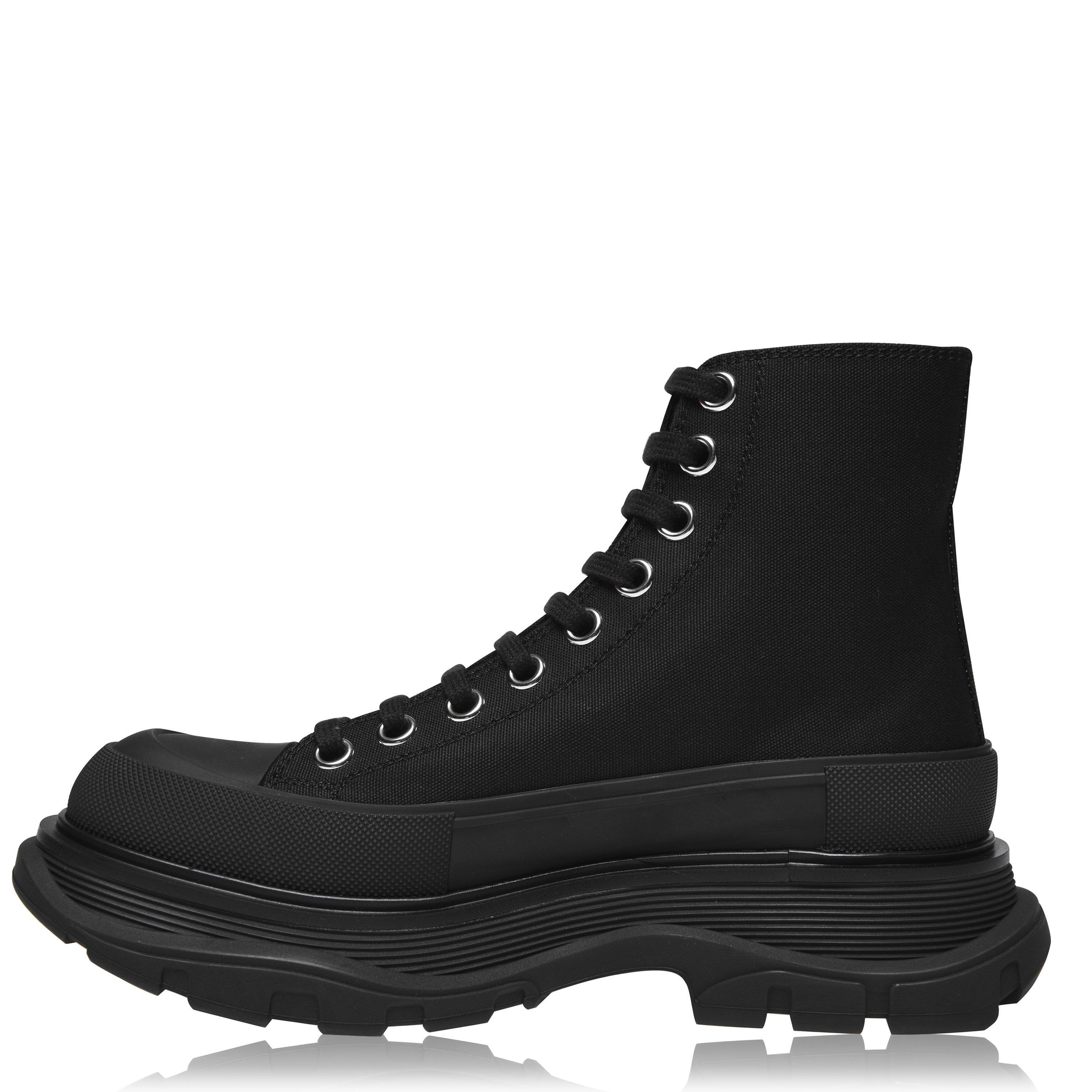 Black/Black1000 - Alexander McQueen - Tread Slick Boots - 3
